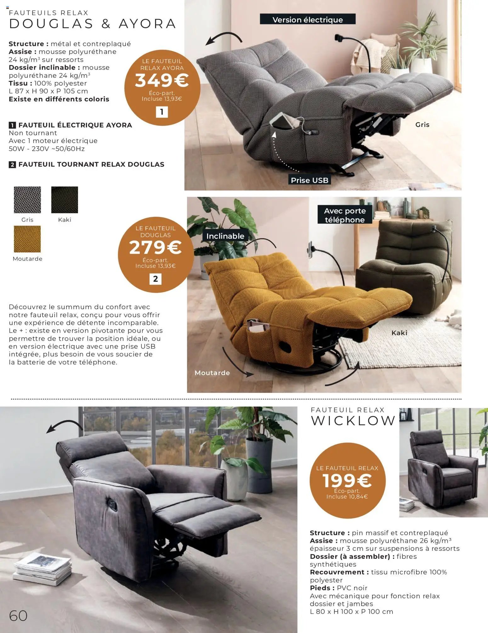 Cocktail Scandinave catalogue Spécial canapés