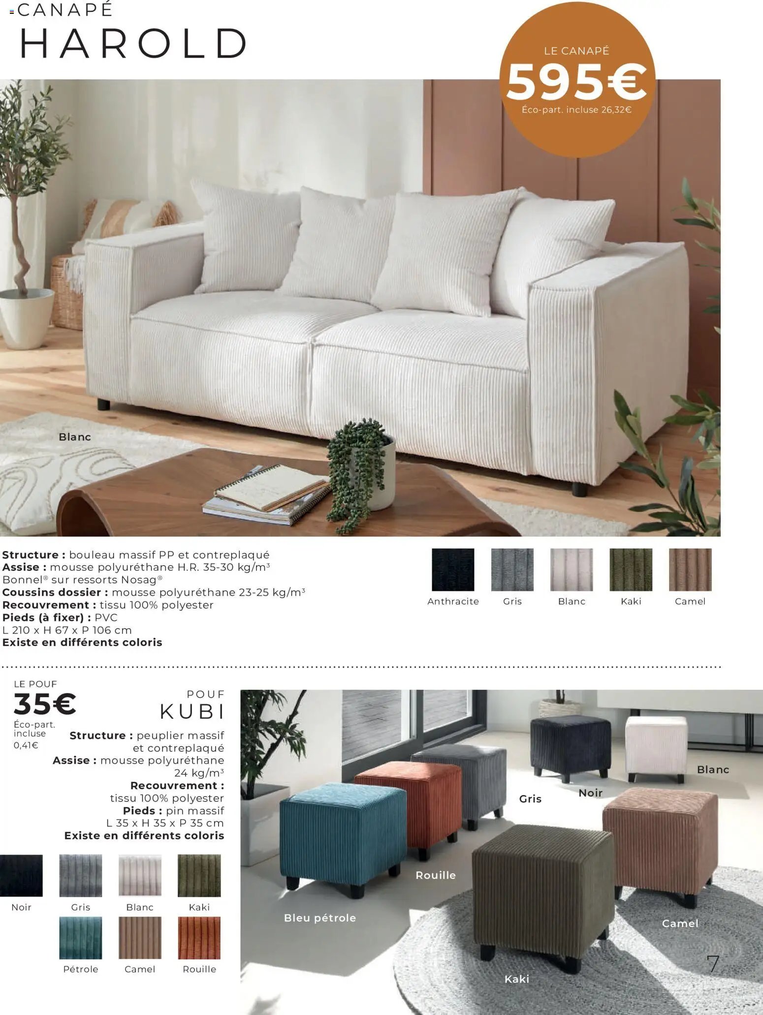 Cocktail Scandinave catalogue Spécial canapés