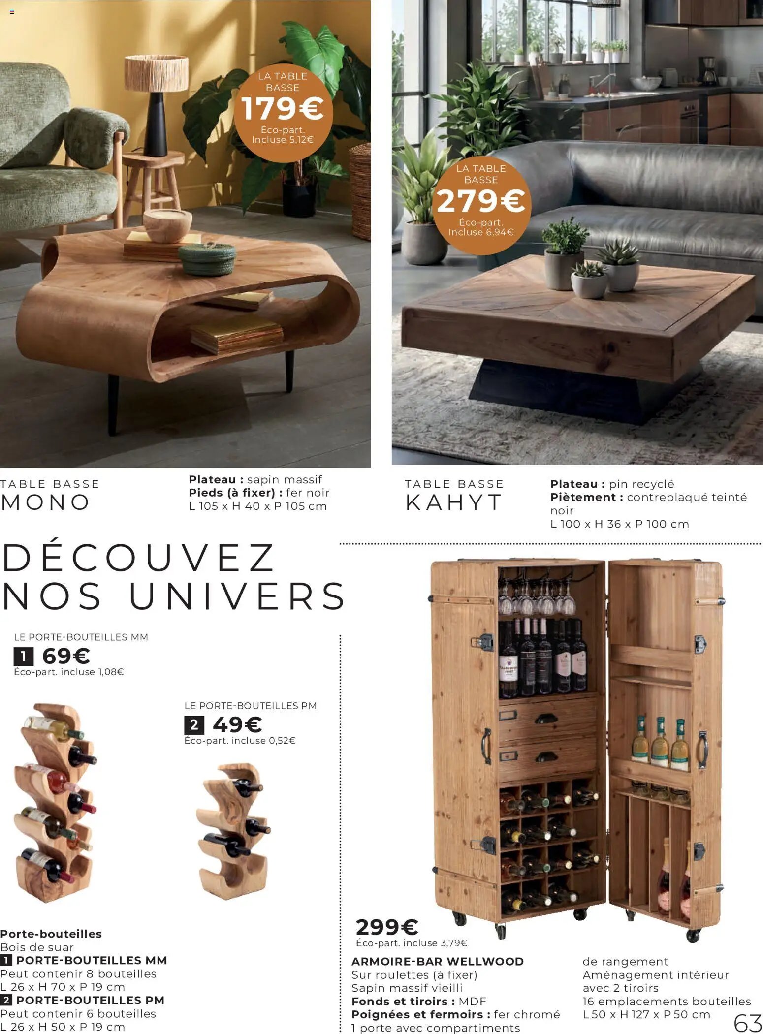 Cocktail Scandinave catalogue Spécial canapés