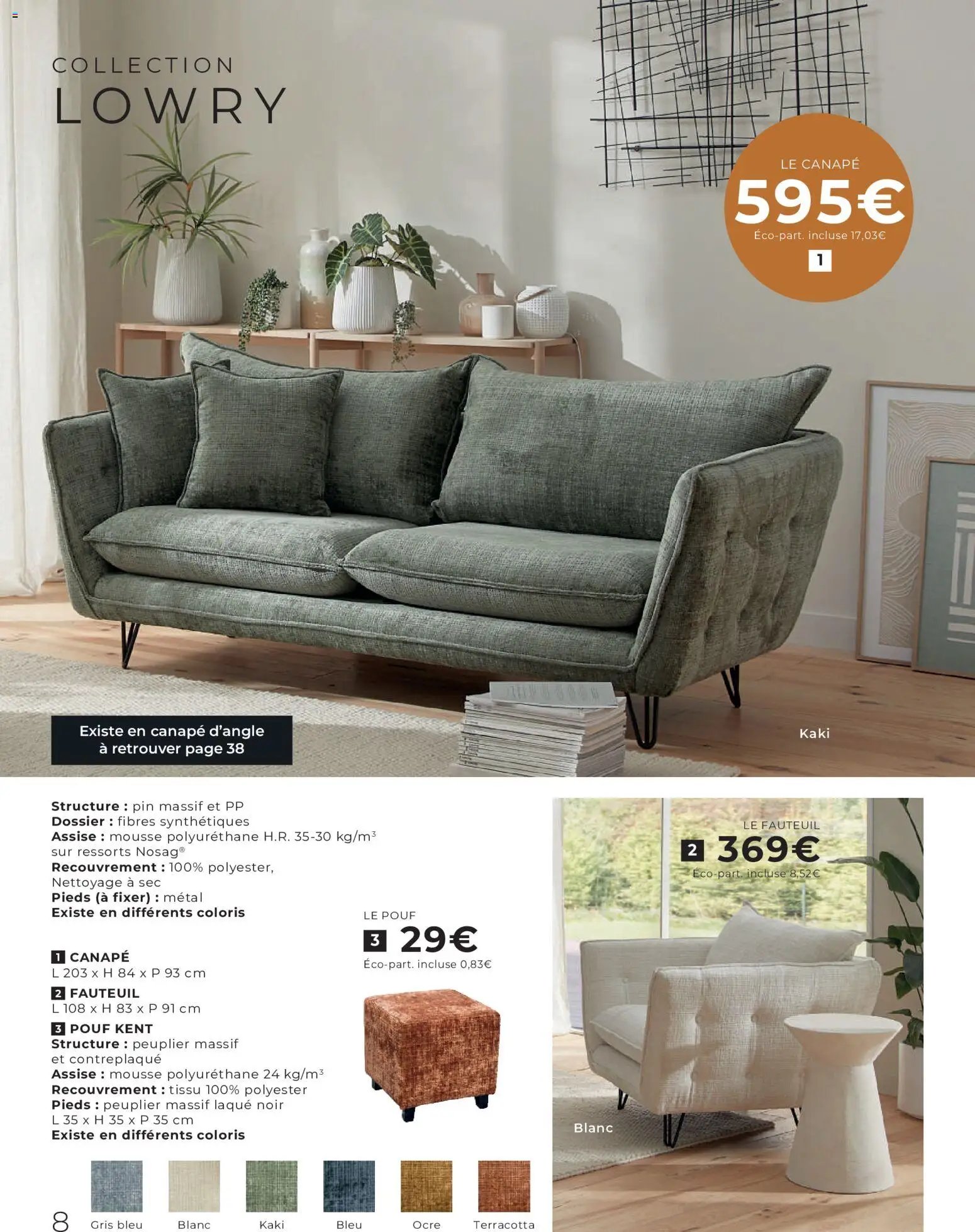Cocktail Scandinave catalogue Spécial canapés
