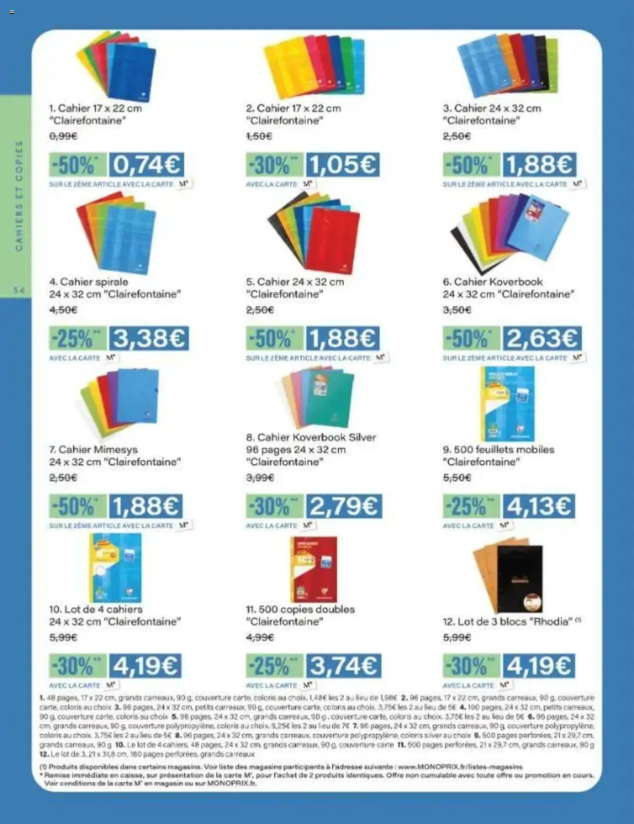 Monoprix catalogue guide de rentrée (2025-08-05 - 2025-09-07)