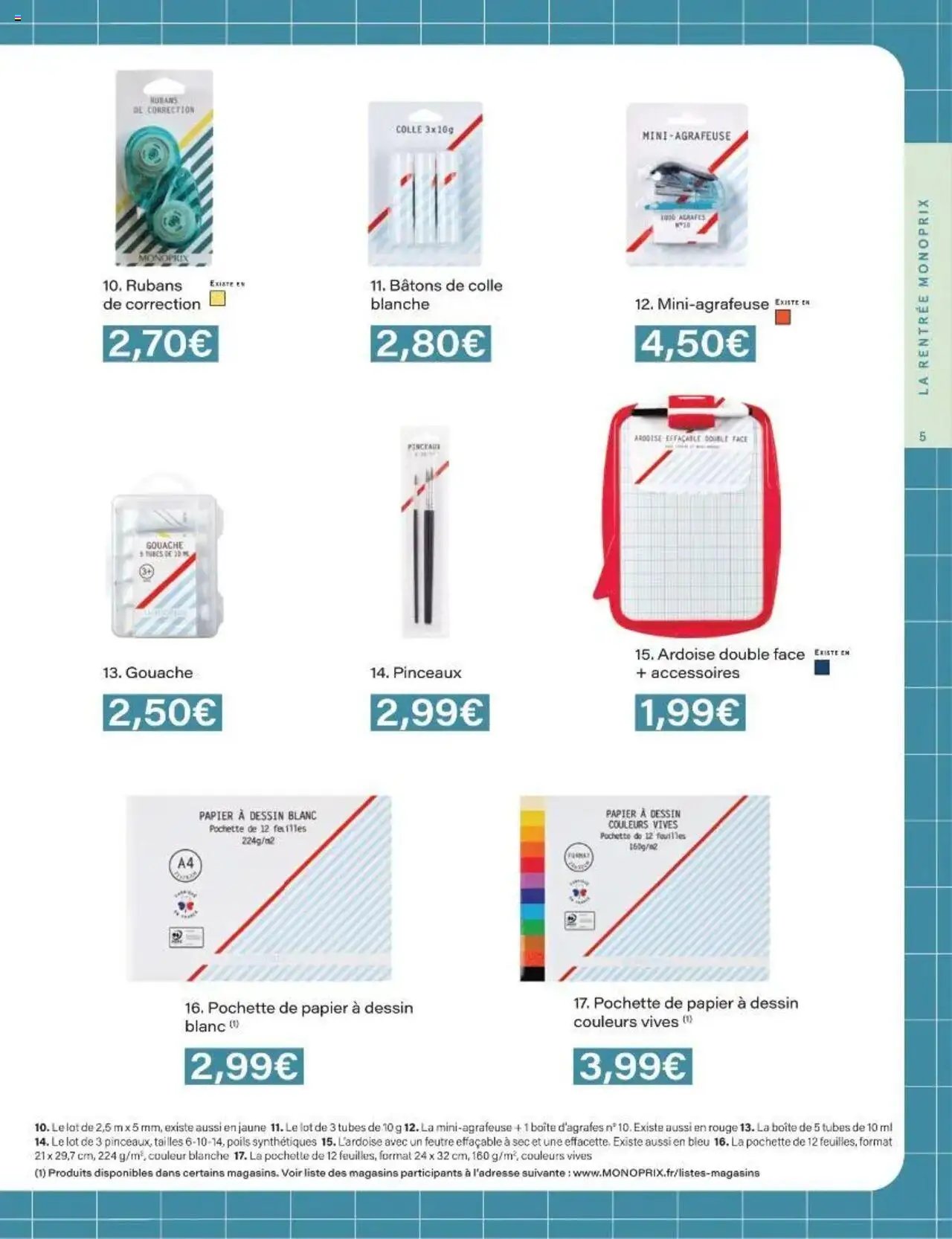 Monoprix catalogue guide de rentrée (2025-08-05 - 2025-09-07)