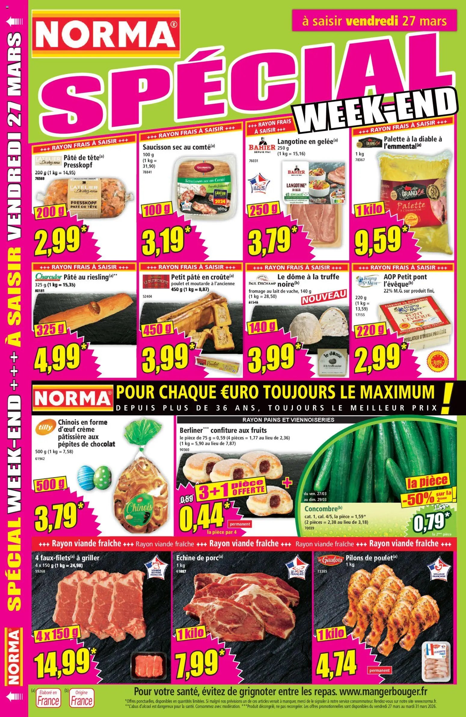 Norma catalogue (2026-03-25 - 2026-03-31)