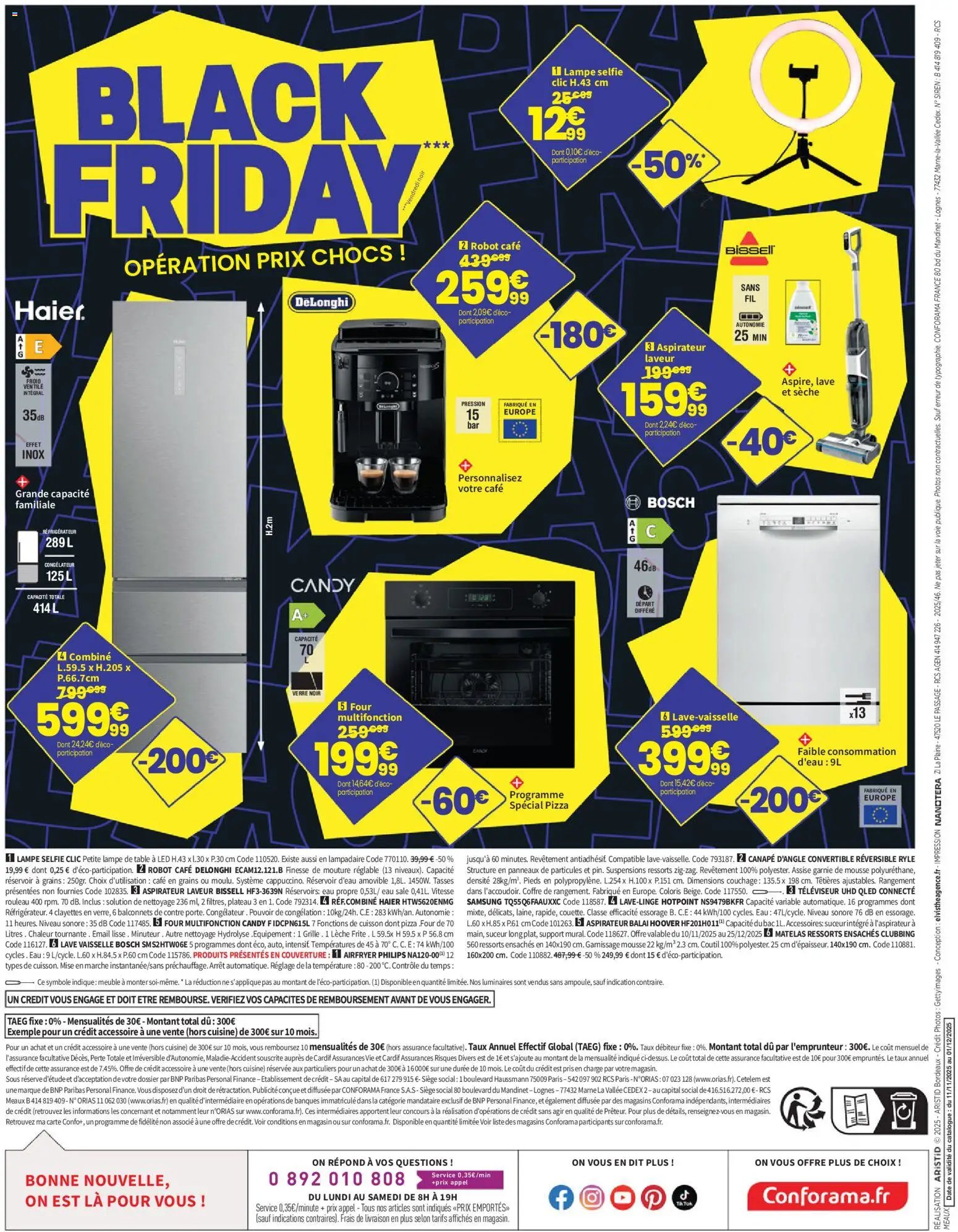 Conforama Black Friday