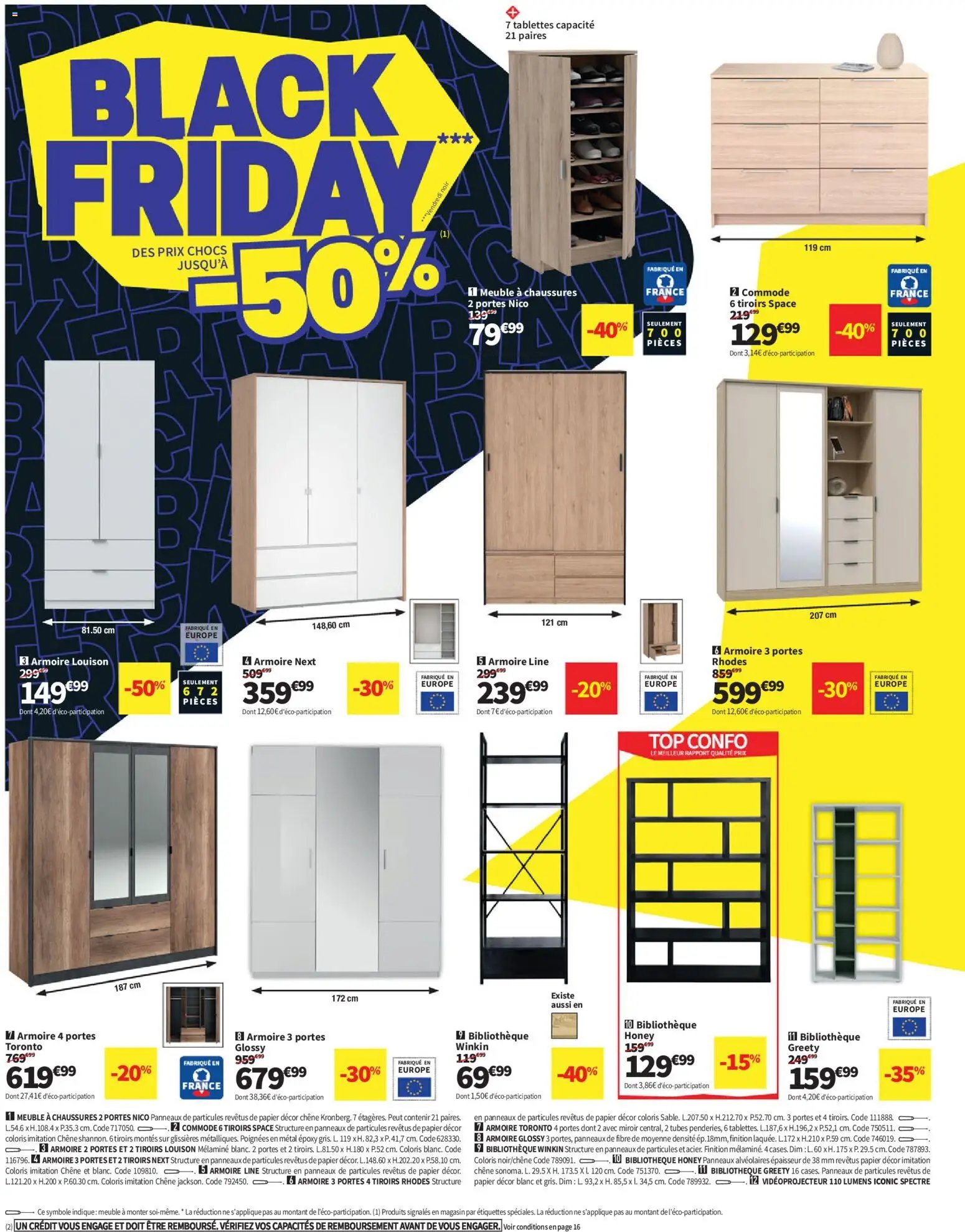 Conforama Black Friday