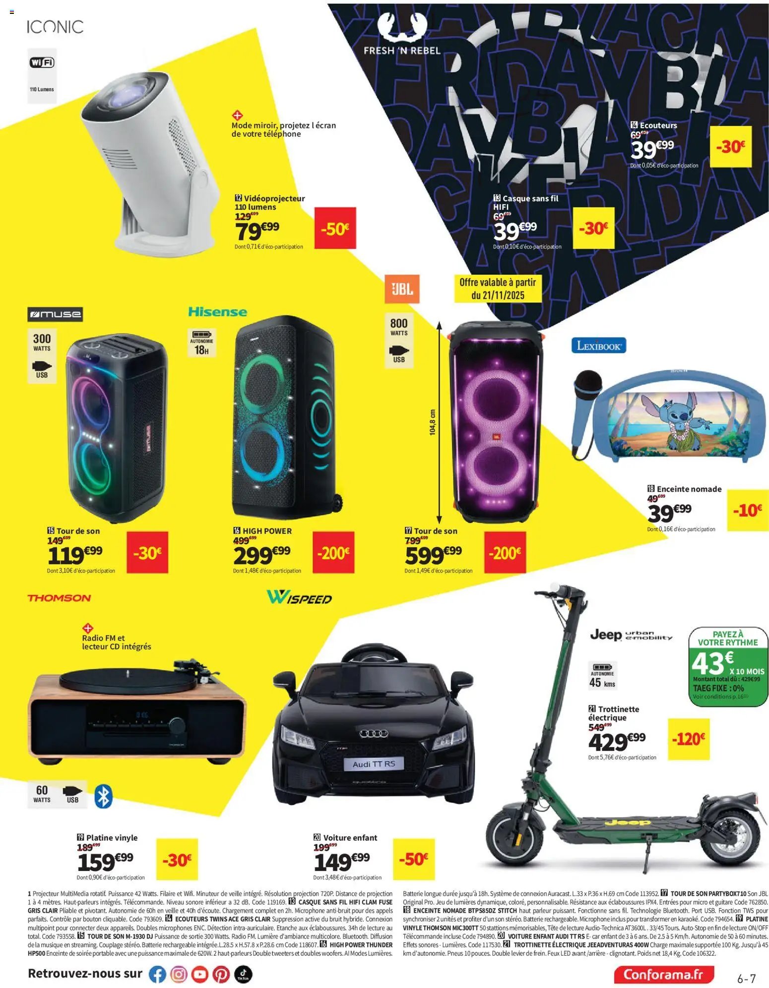 Conforama Black Friday