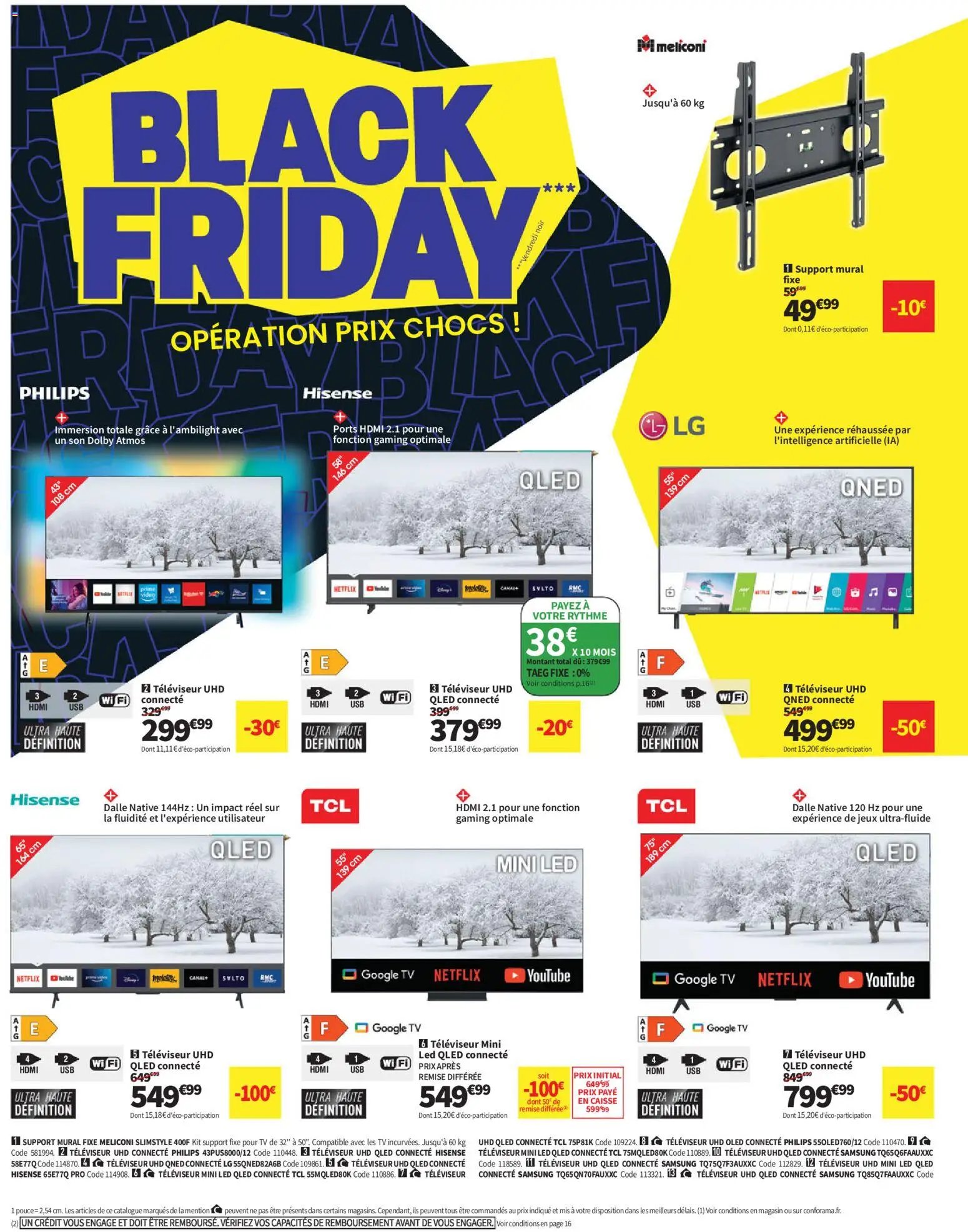 Conforama Black Friday