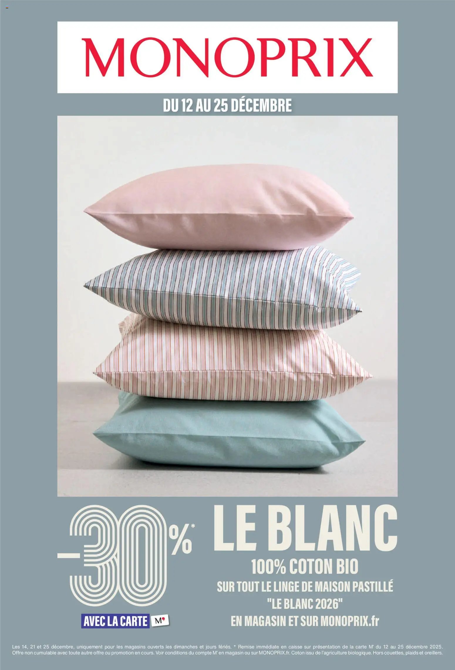 Monoprix - Le blanc (2025-12-12 - 2025-12-25)