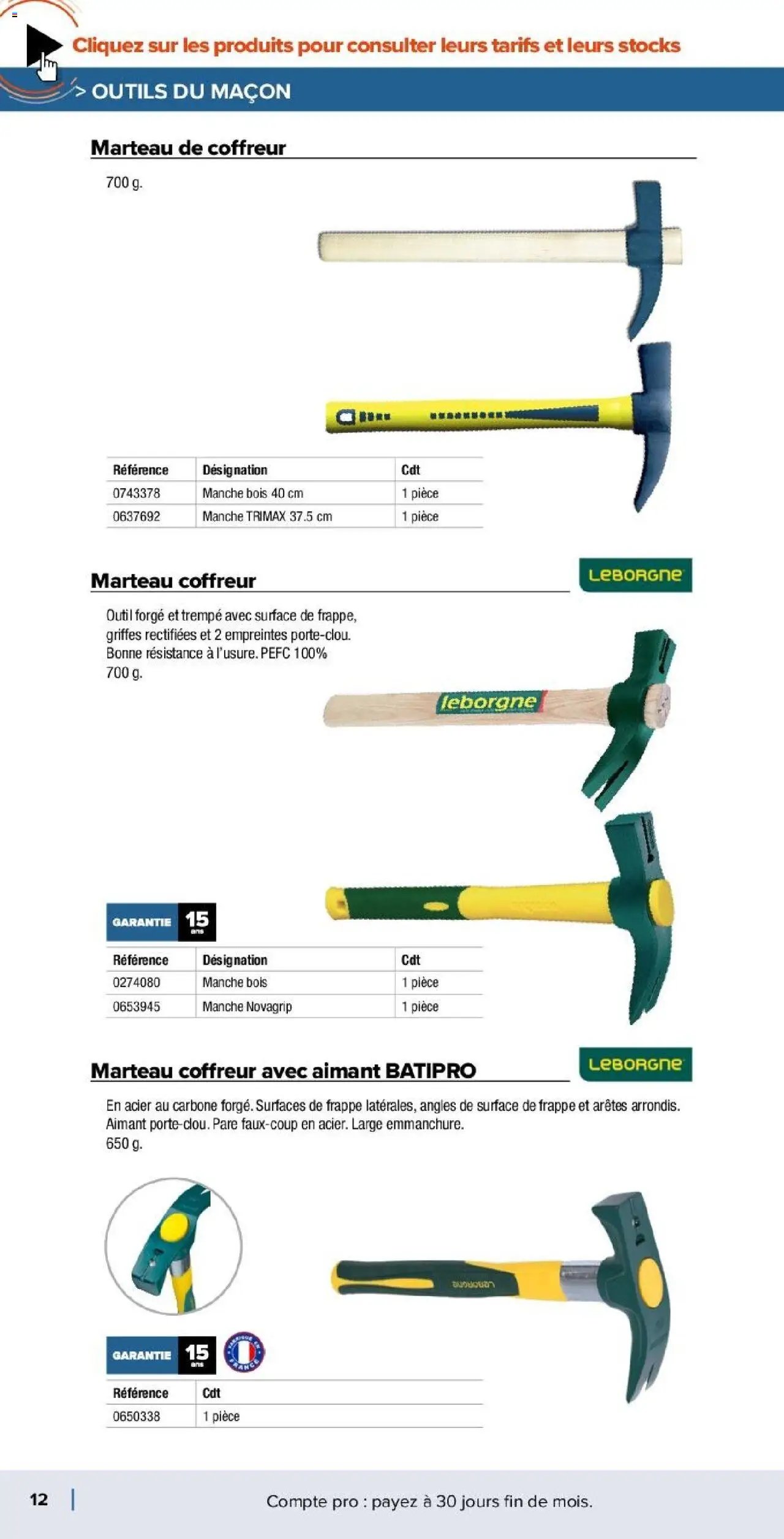 Champion Direct Catalogue Selection Batiment (2025-01-10 - 2025-12-31)
