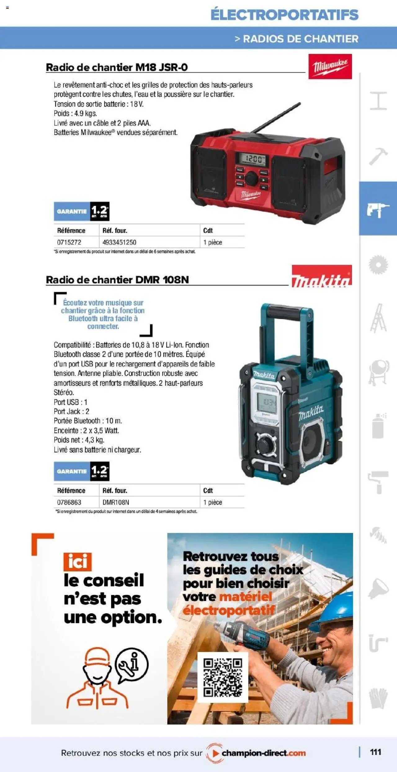 Champion Direct Catalogue Selection Batiment (2025-01-10 - 2025-12-31)