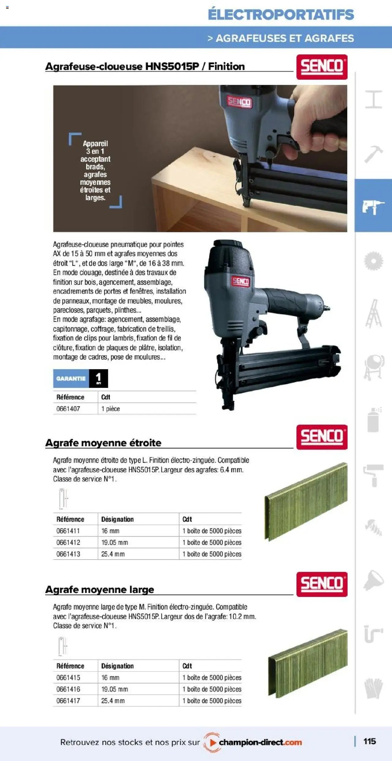 Champion Direct Catalogue Selection Batiment (2025-01-10 - 2025-12-31)