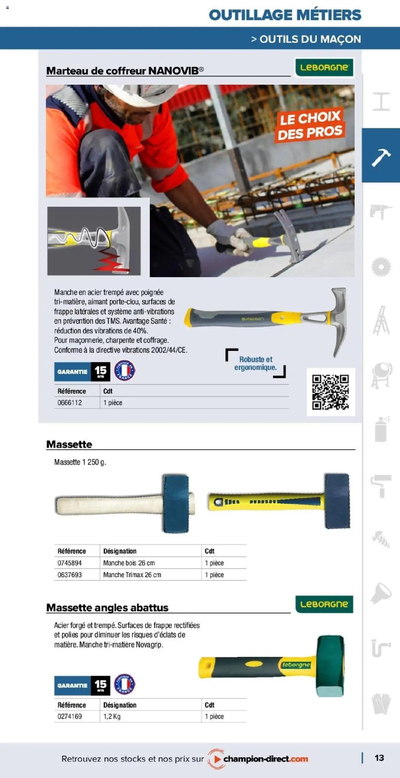 Champion Direct Catalogue Selection Batiment (2025-01-10 - 2025-12-31)