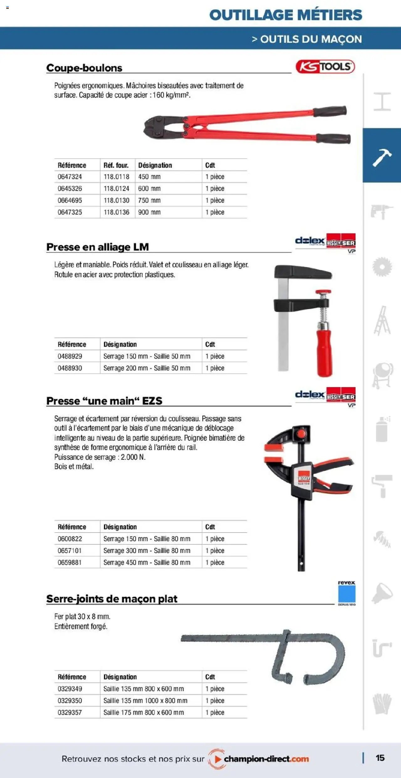 Champion Direct Catalogue Selection Batiment (2025-01-10 - 2025-12-31)