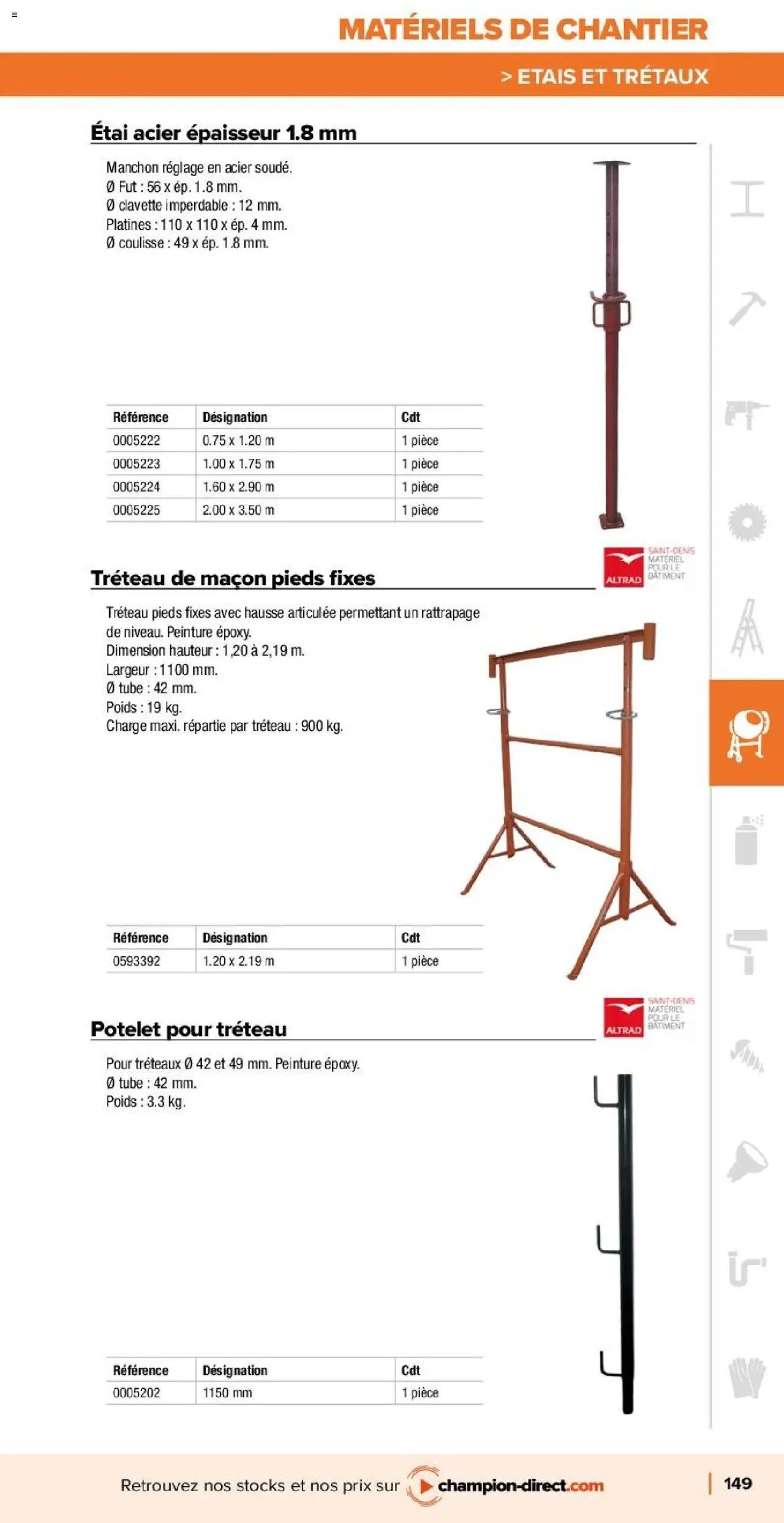 Champion Direct Catalogue Selection Batiment (2025-01-10 - 2025-12-31)
