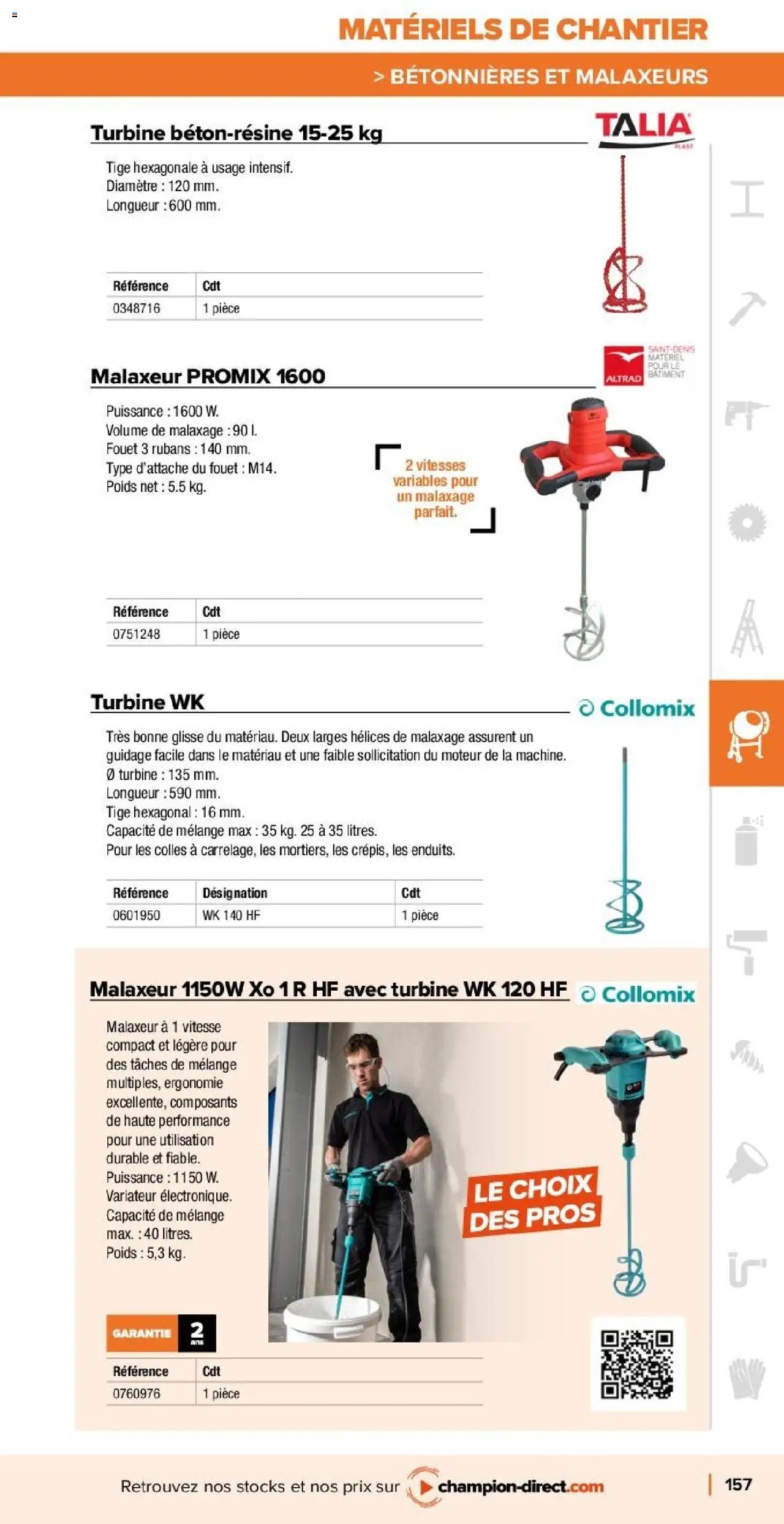 Champion Direct Catalogue Selection Batiment (2025-01-10 - 2025-12-31)