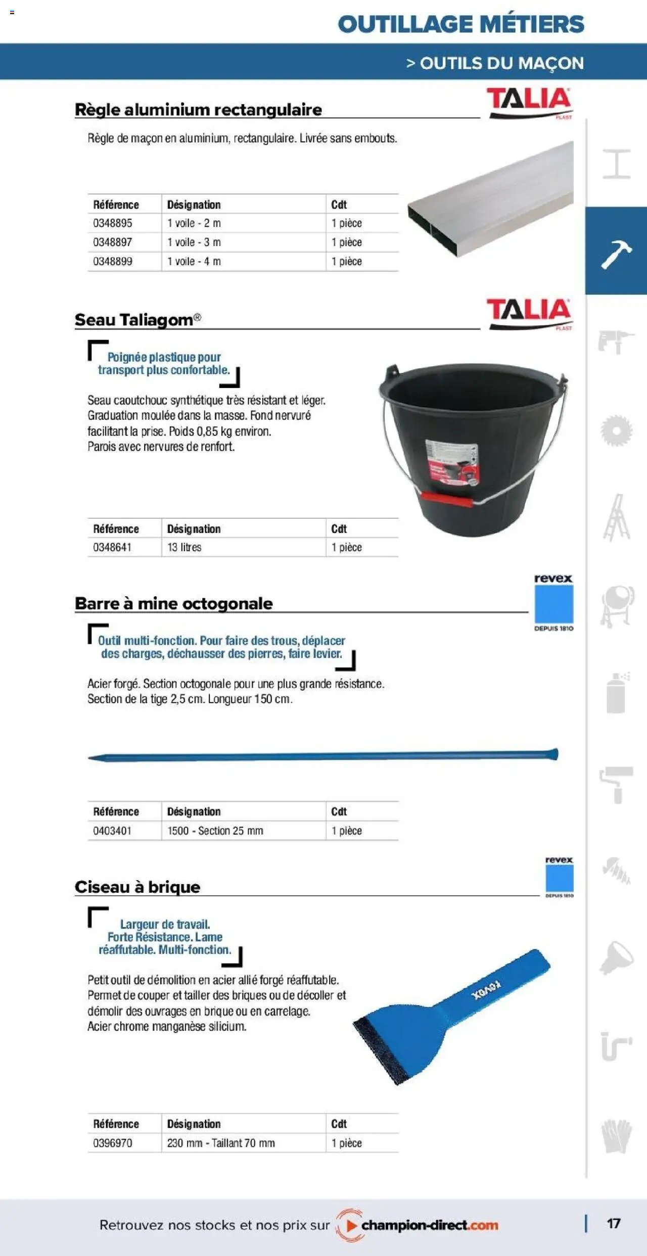 Champion Direct Catalogue Selection Batiment (2025-01-10 - 2025-12-31)