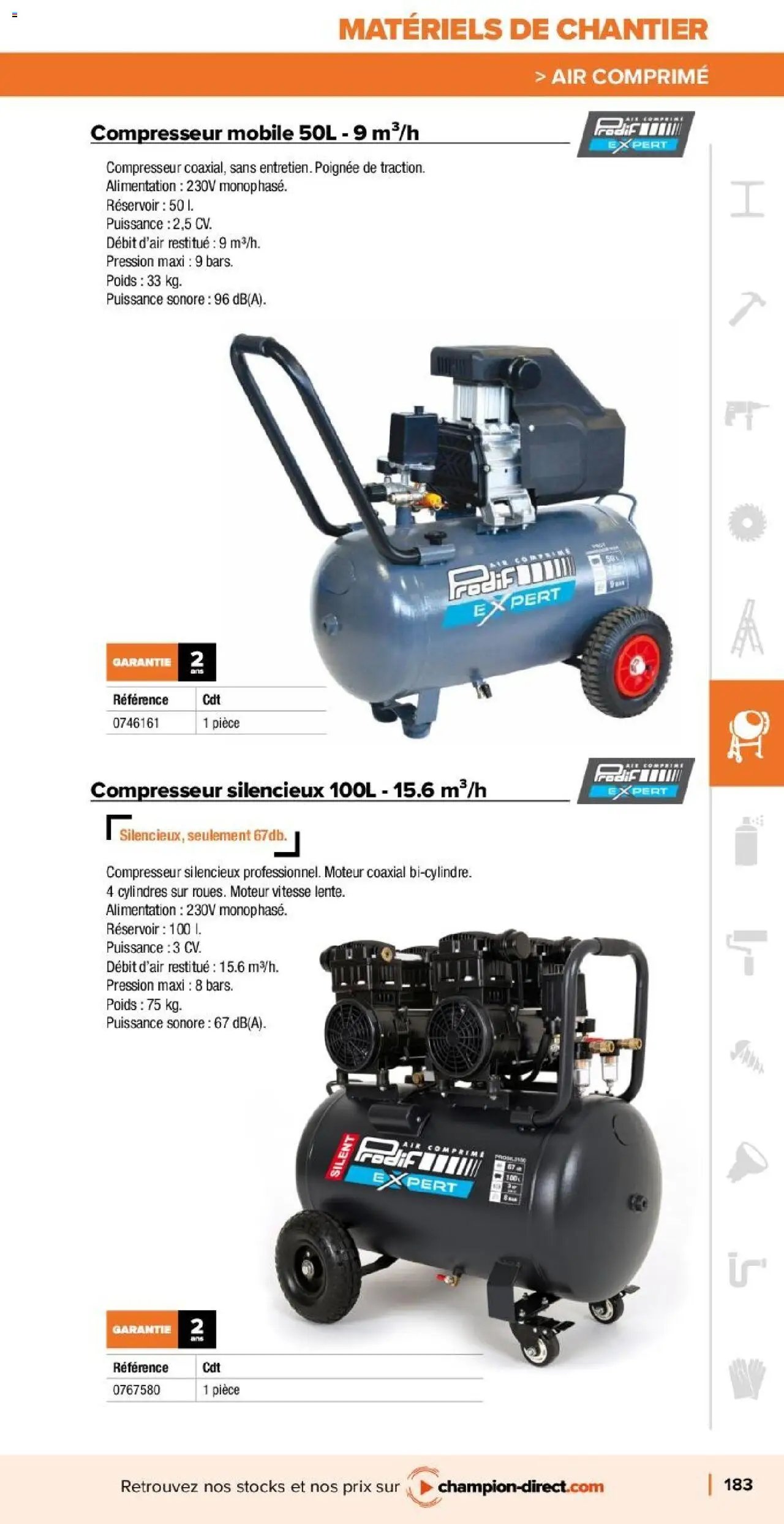 Champion Direct Catalogue Selection Batiment (2025-01-10 - 2025-12-31)