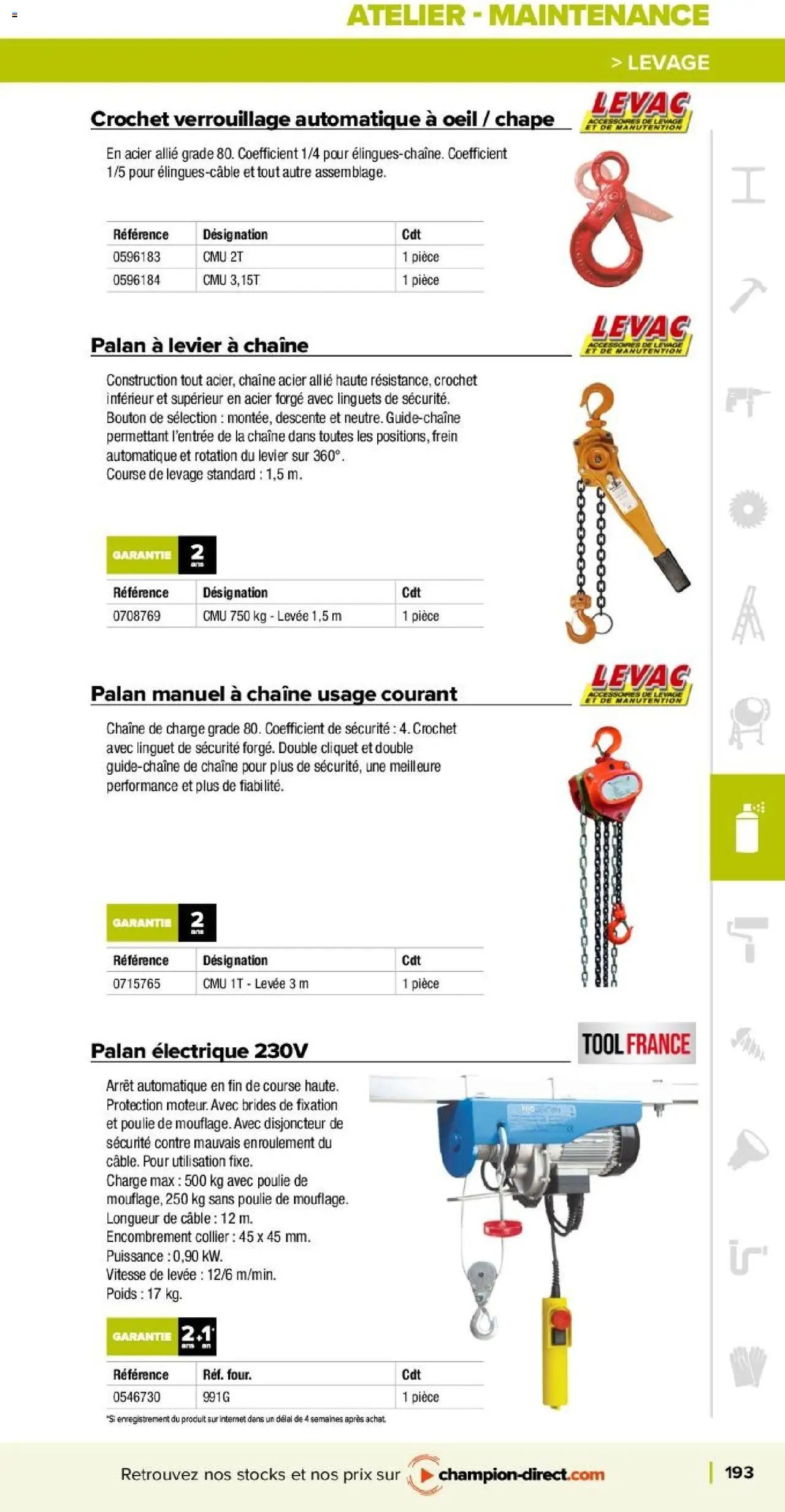 Champion Direct Catalogue Selection Batiment (2025-01-10 - 2025-12-31)