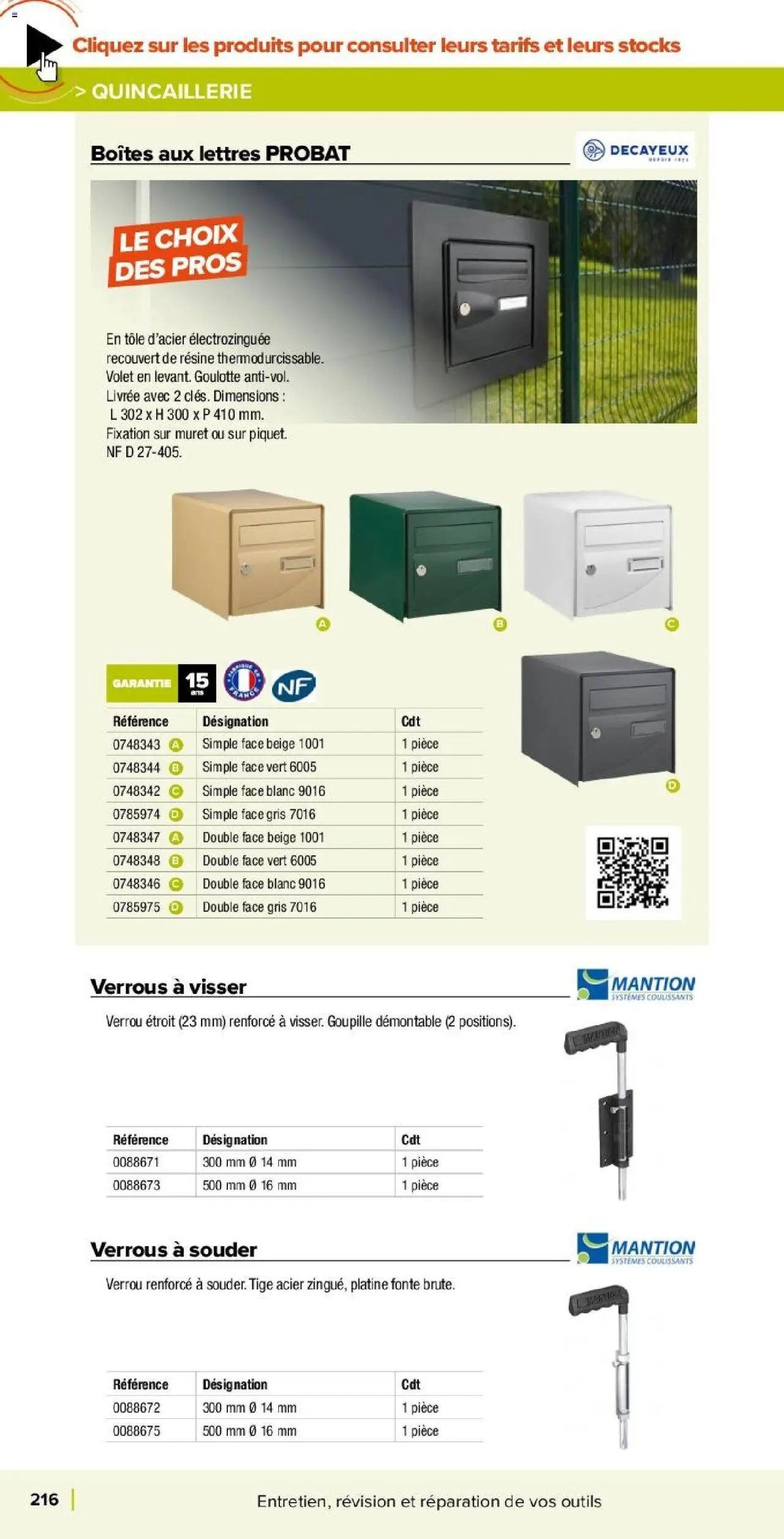 Champion Direct Catalogue Selection Batiment (2025-01-10 - 2025-12-31)