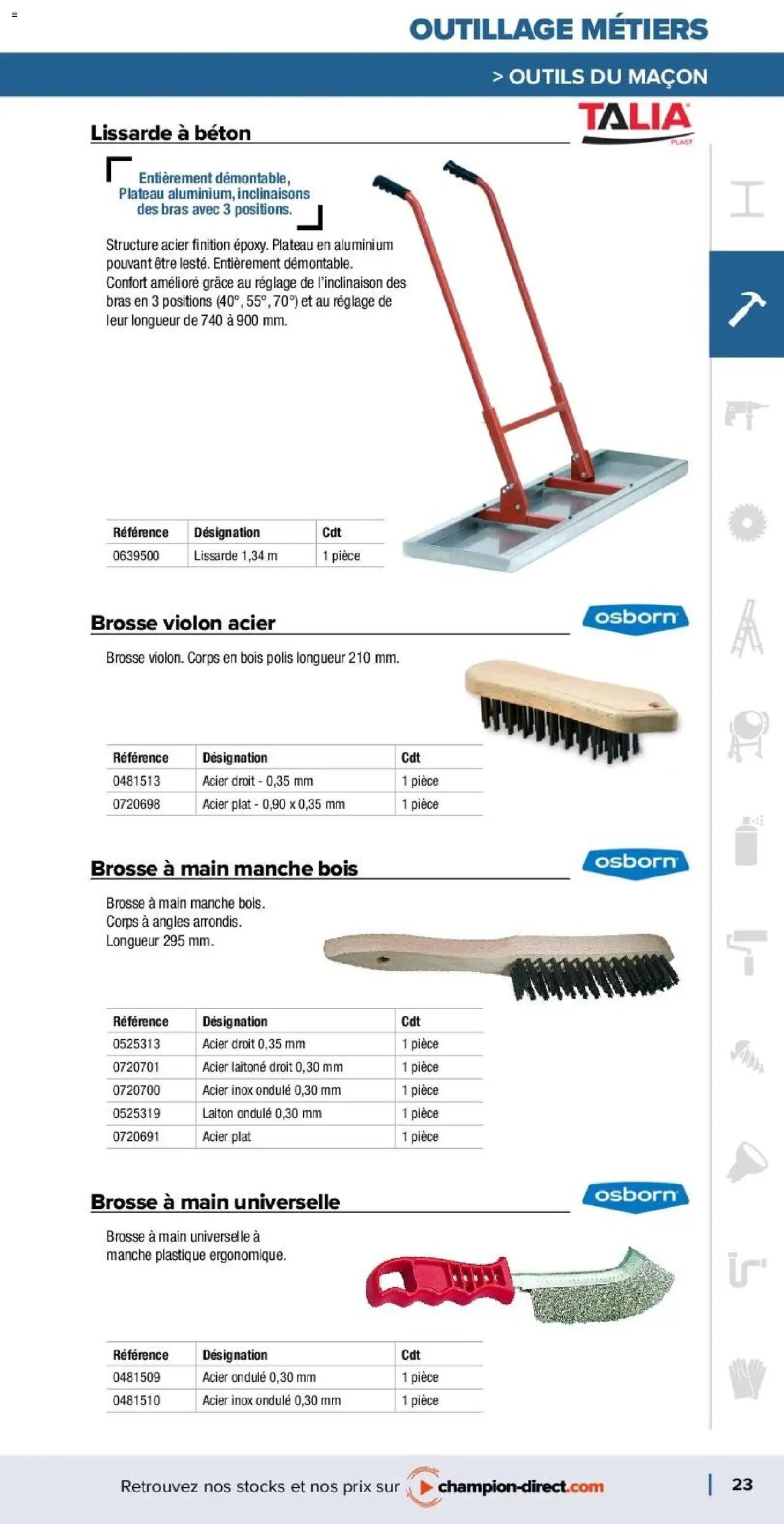 Champion Direct Catalogue Selection Batiment (2025-01-10 - 2025-12-31)