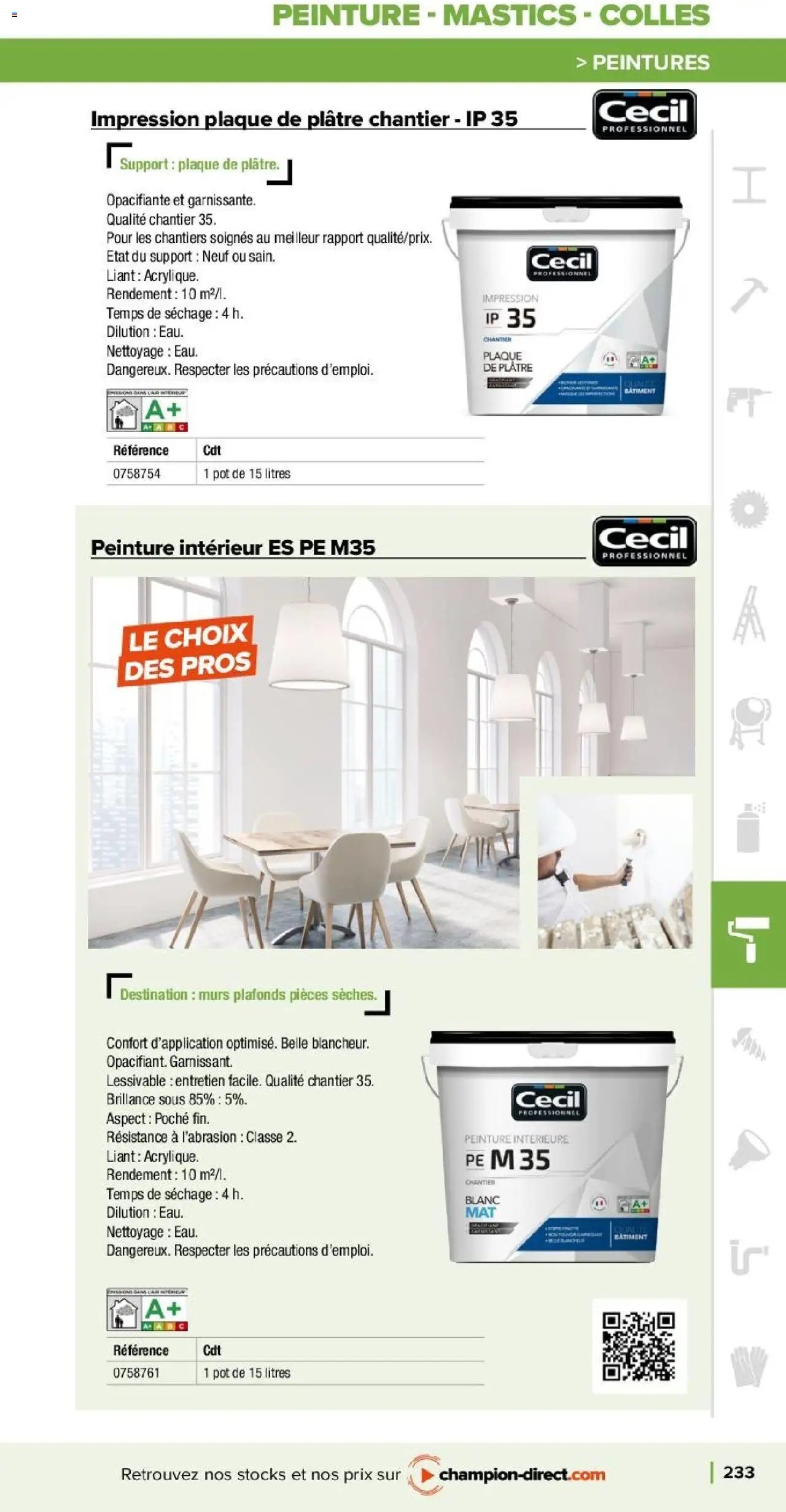 Champion Direct Catalogue Selection Batiment (2025-01-10 - 2025-12-31)
