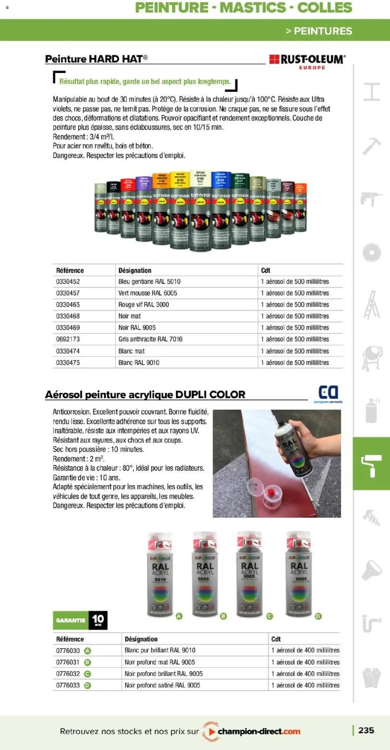 Champion Direct Catalogue Selection Batiment (2025-01-10 - 2025-12-31)