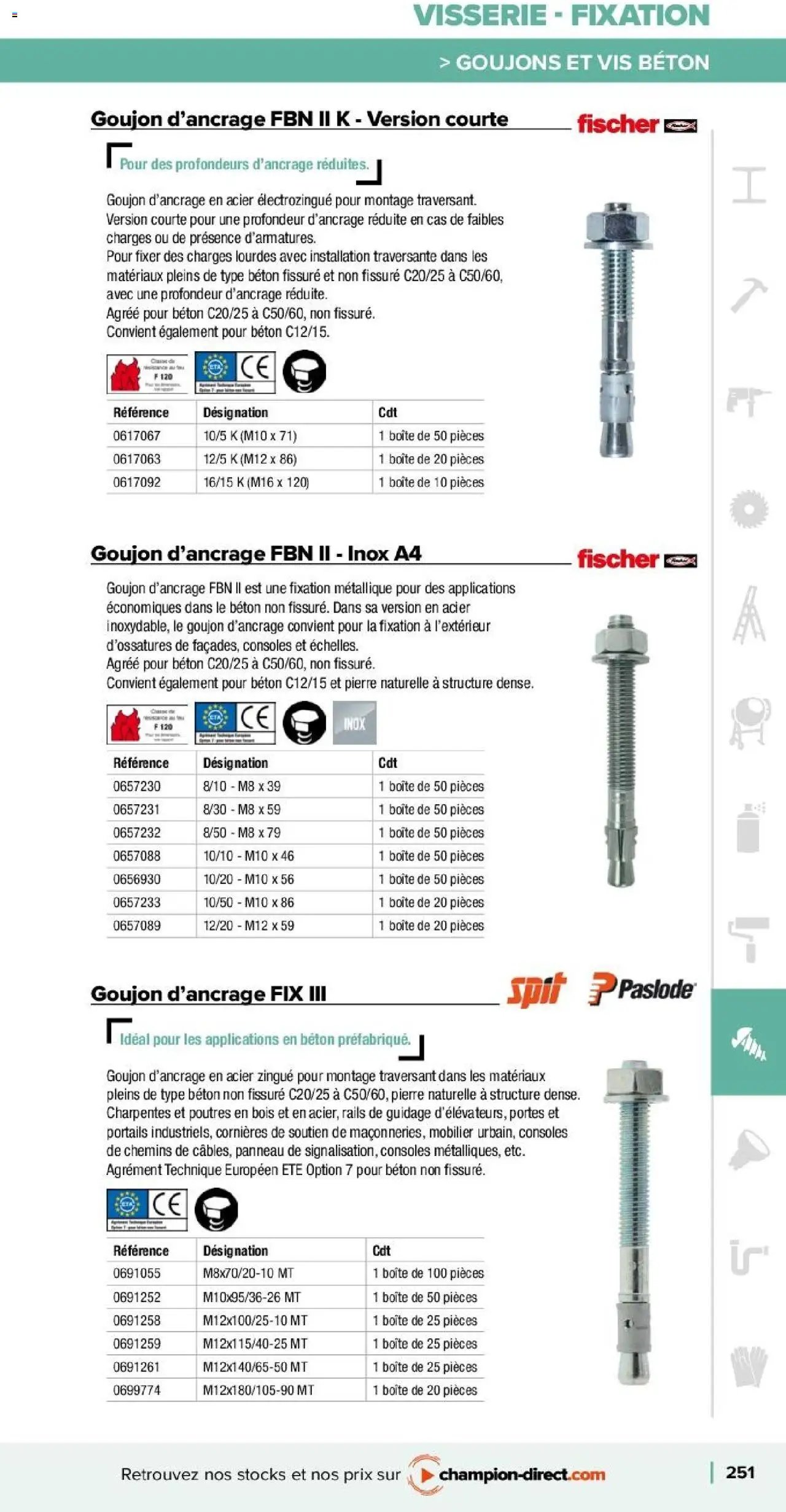 Champion Direct Catalogue Selection Batiment (2025-01-10 - 2025-12-31)