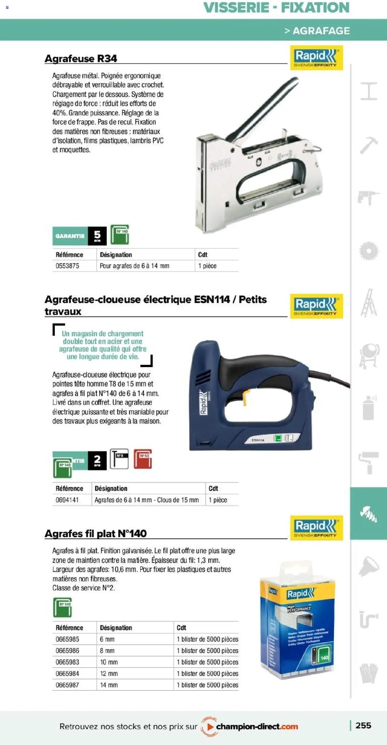Champion Direct Catalogue Selection Batiment (2025-01-10 - 2025-12-31)