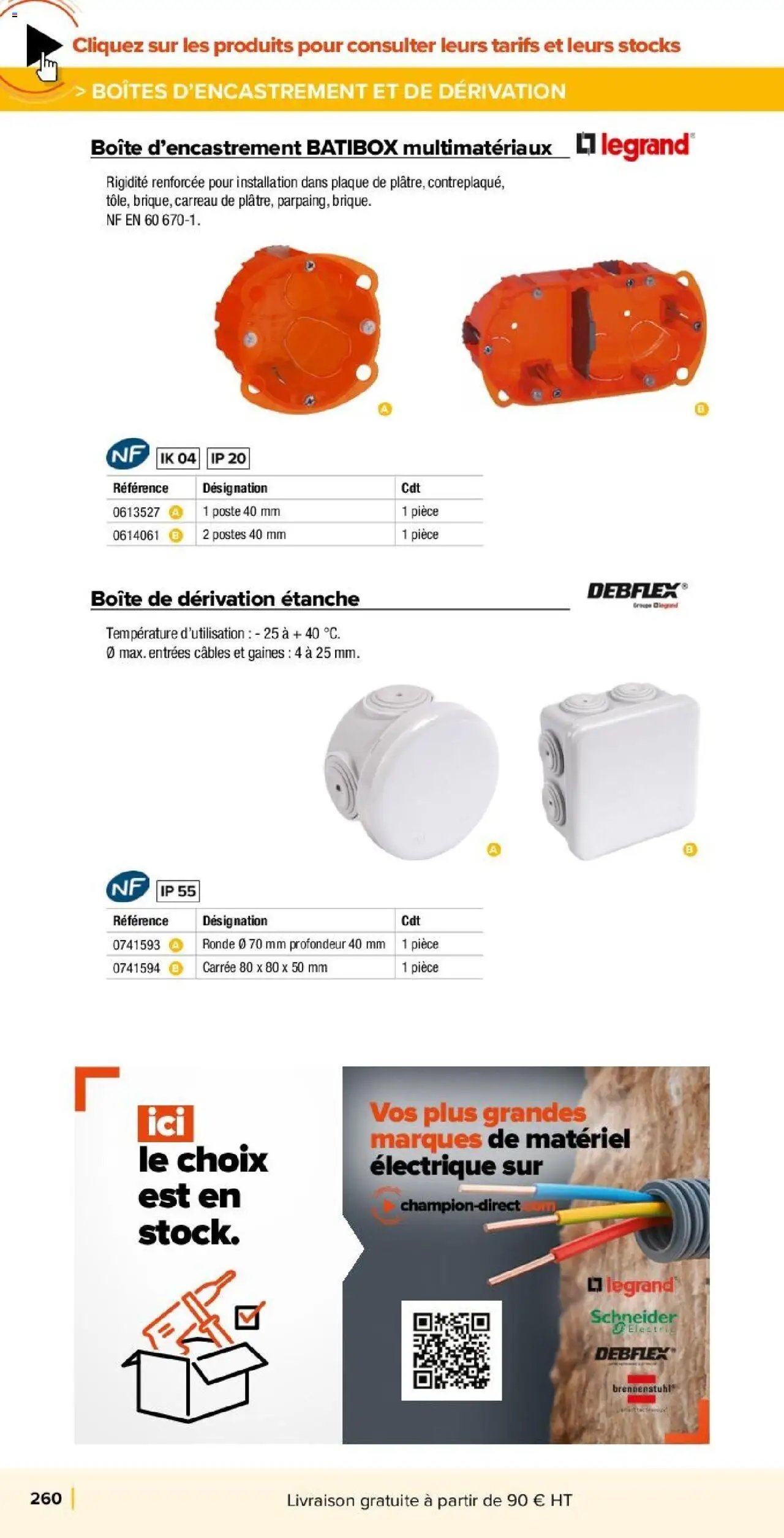 Champion Direct Catalogue Selection Batiment (2025-01-10 - 2025-12-31)