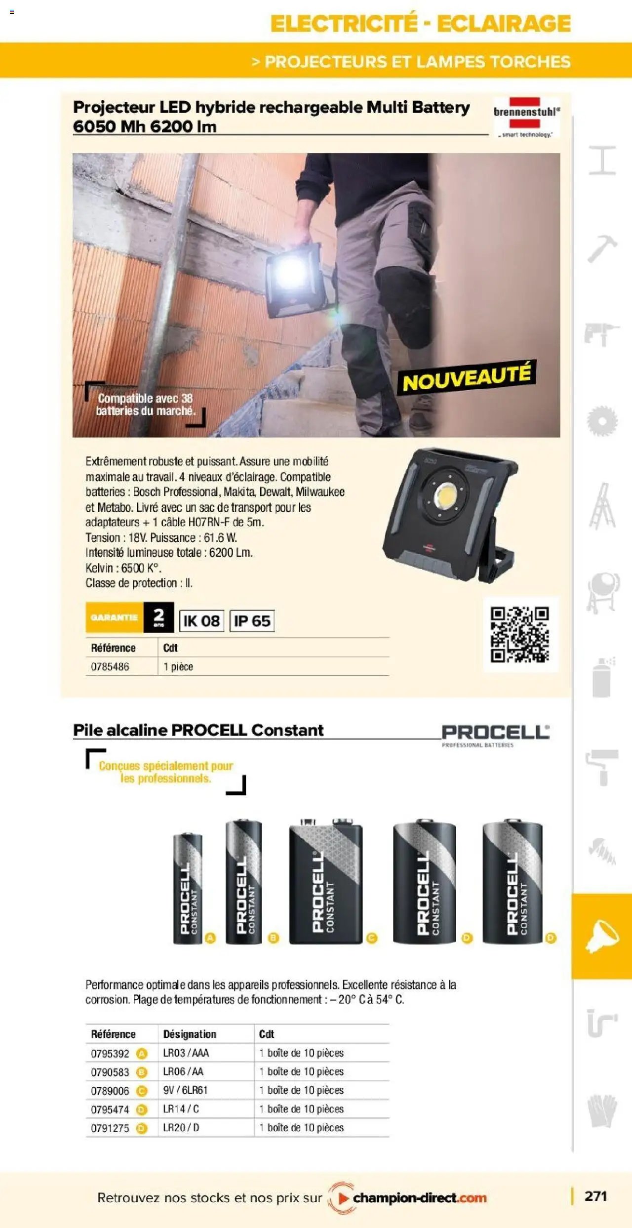 Champion Direct Catalogue Selection Batiment (2025-01-10 - 2025-12-31)