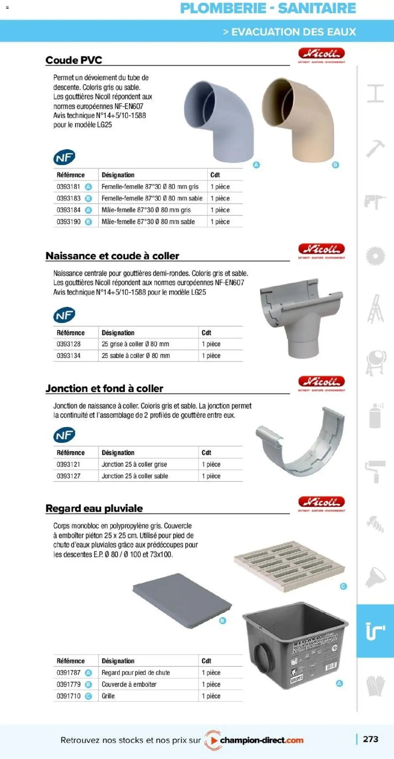 Champion Direct Catalogue Selection Batiment (2025-01-10 - 2025-12-31)