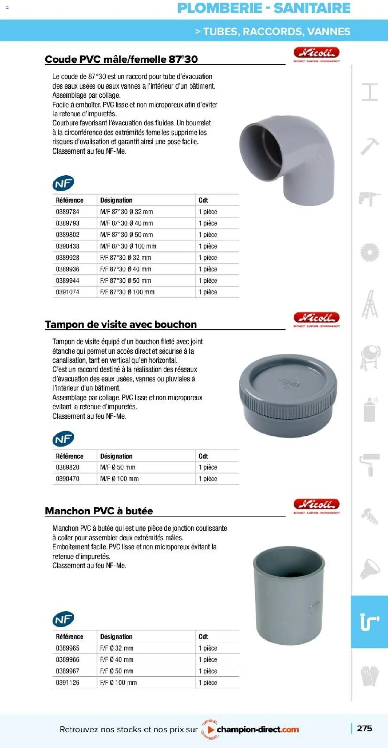 Champion Direct Catalogue Selection Batiment (2025-01-10 - 2025-12-31)