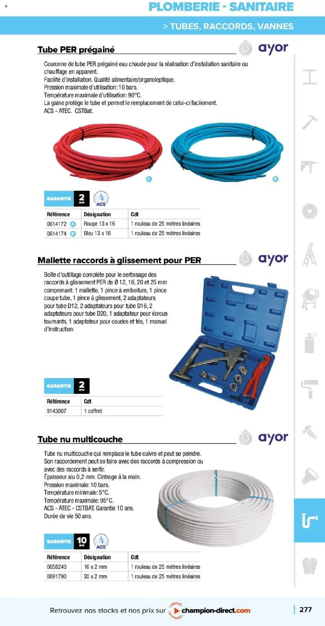 Champion Direct Catalogue Selection Batiment (2025-01-10 - 2025-12-31)