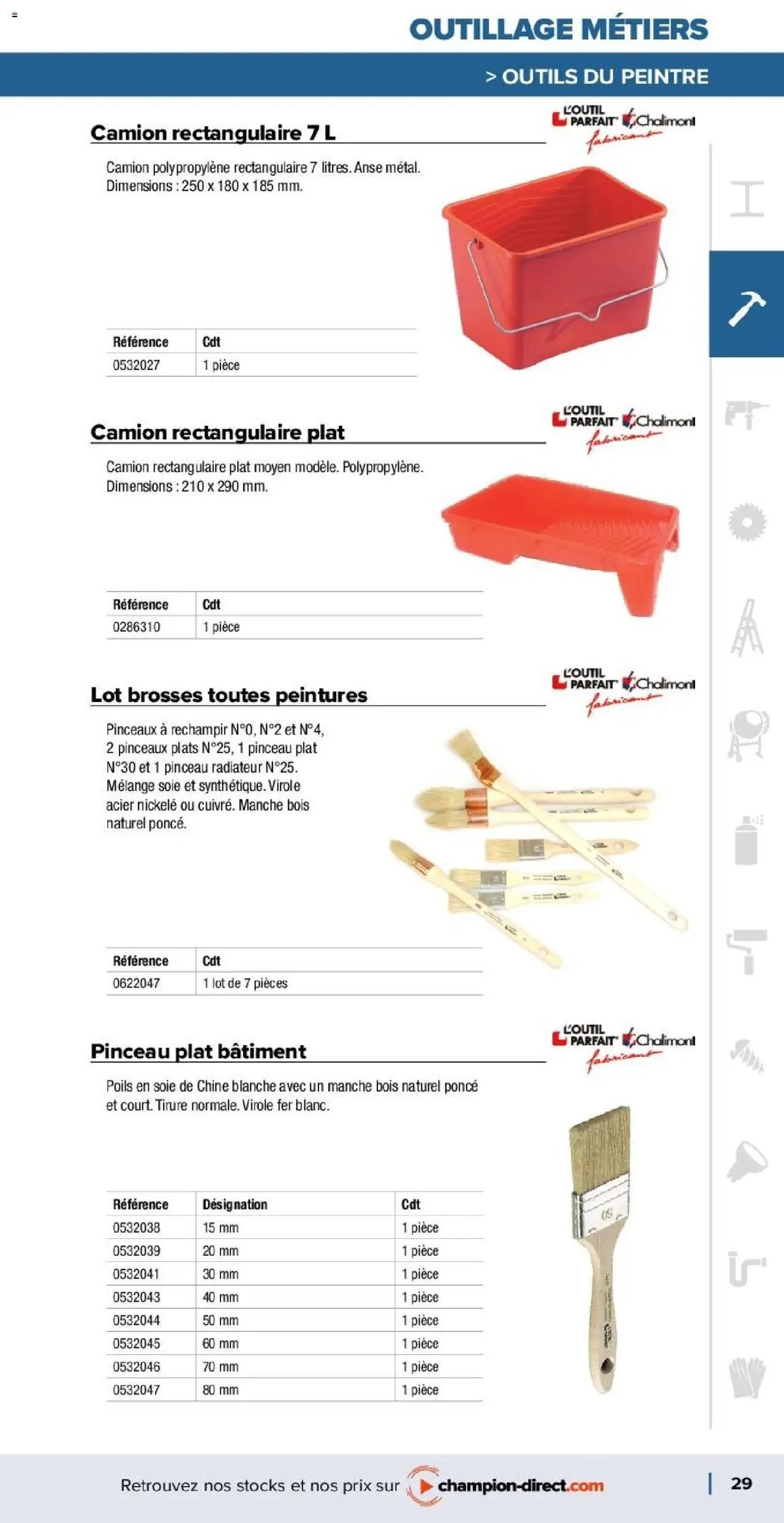Champion Direct Catalogue Selection Batiment (2025-01-10 - 2025-12-31)