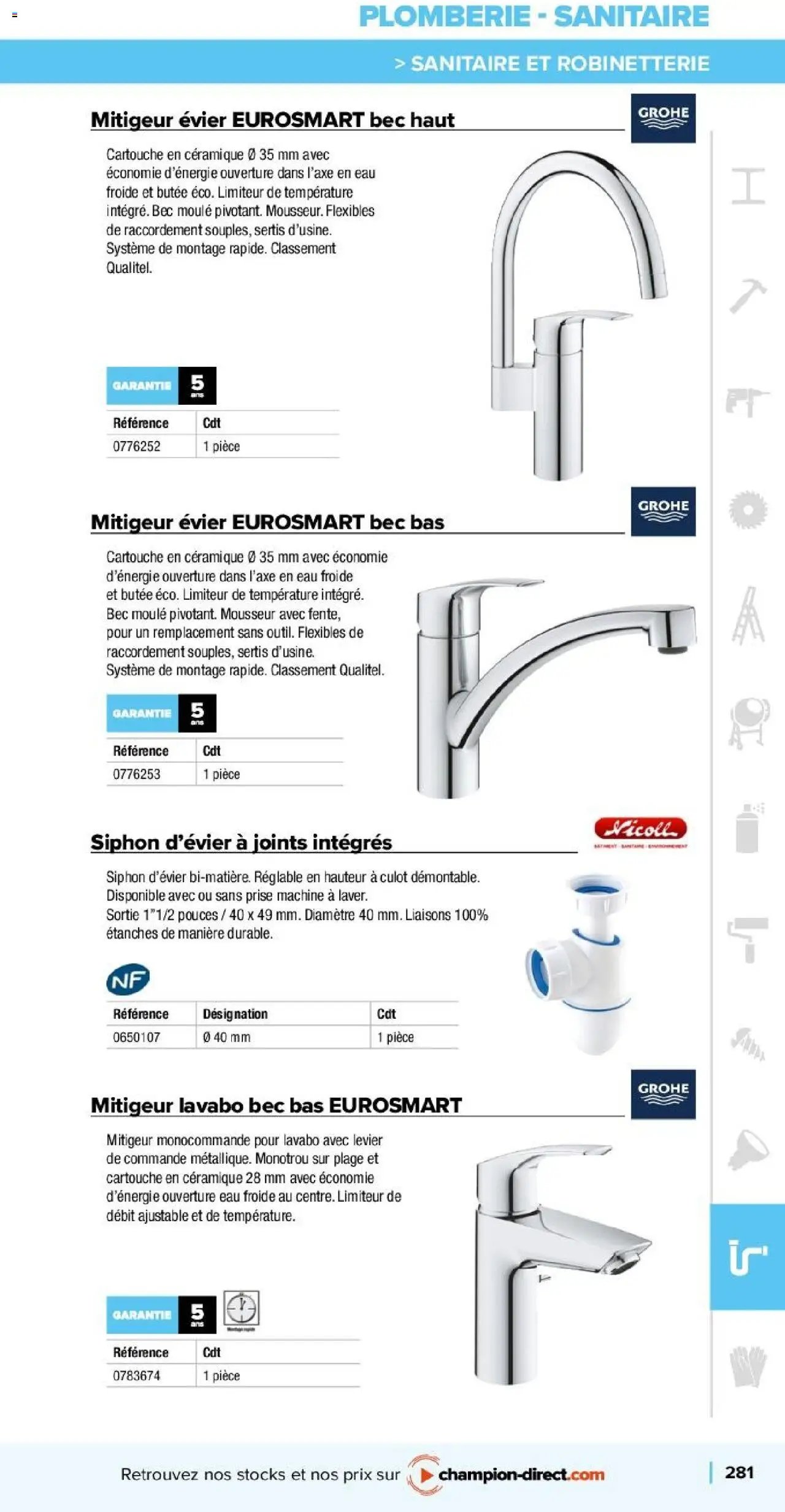 Champion Direct Catalogue Selection Batiment (2025-01-10 - 2025-12-31)