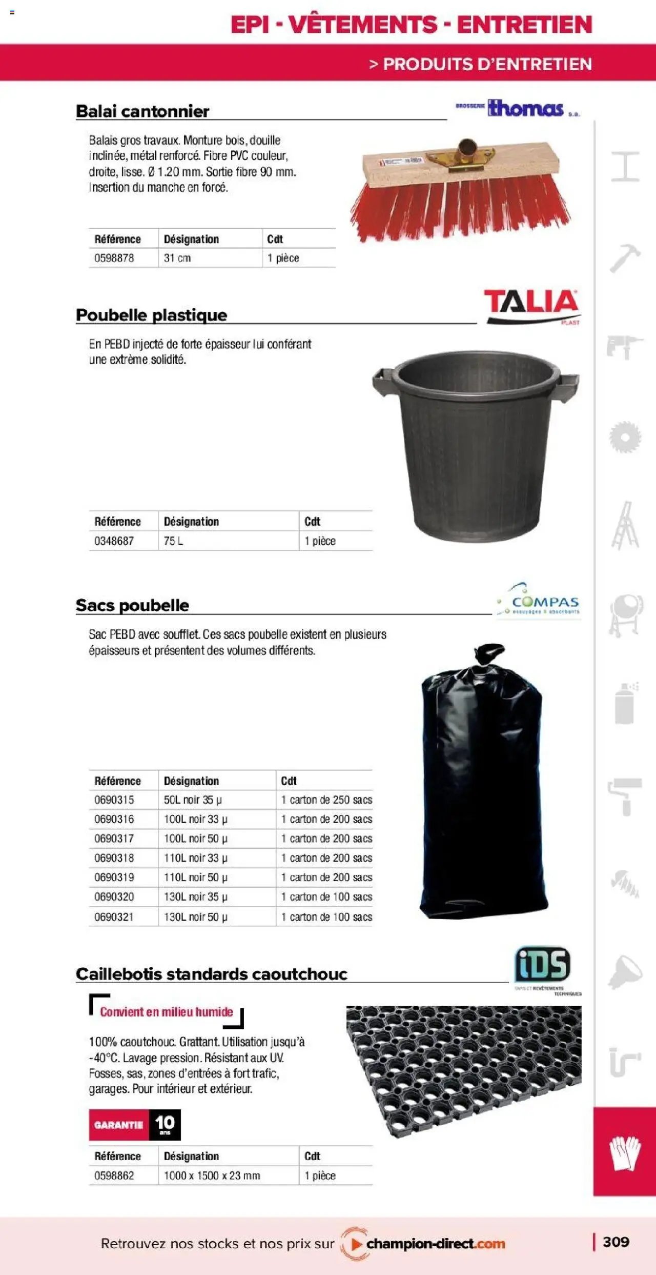 Champion Direct Catalogue Selection Batiment (2025-01-10 - 2025-12-31)
