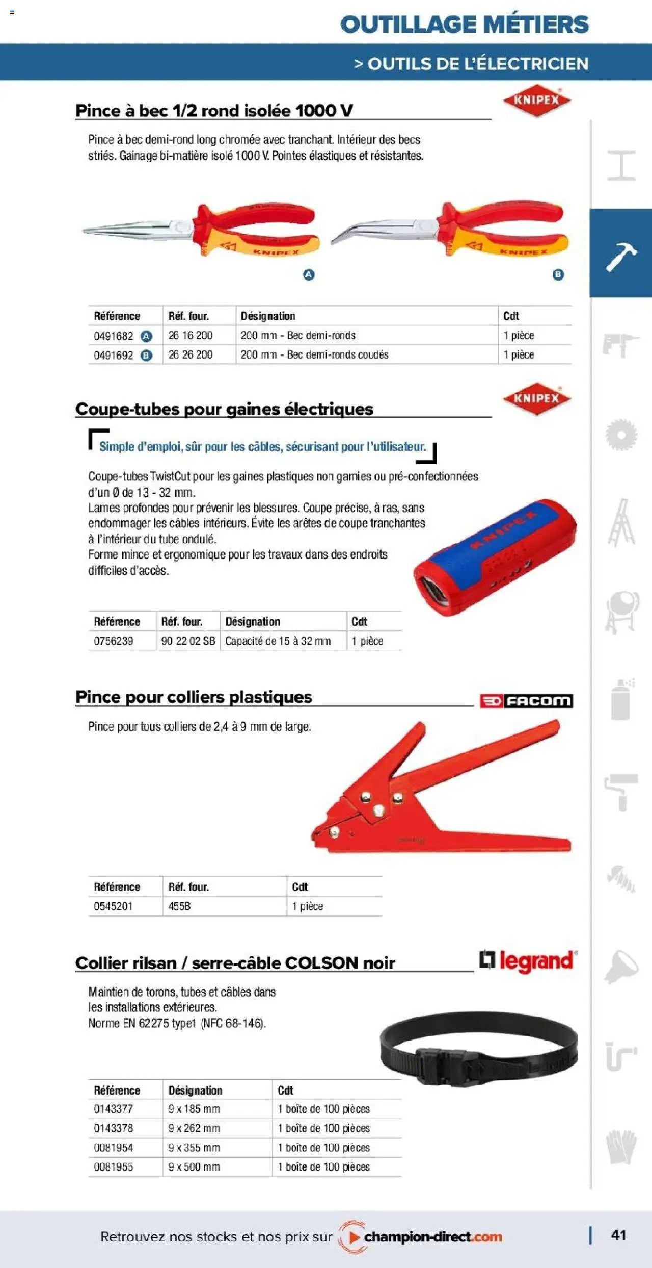 Champion Direct Catalogue Selection Batiment (2025-01-10 - 2025-12-31)