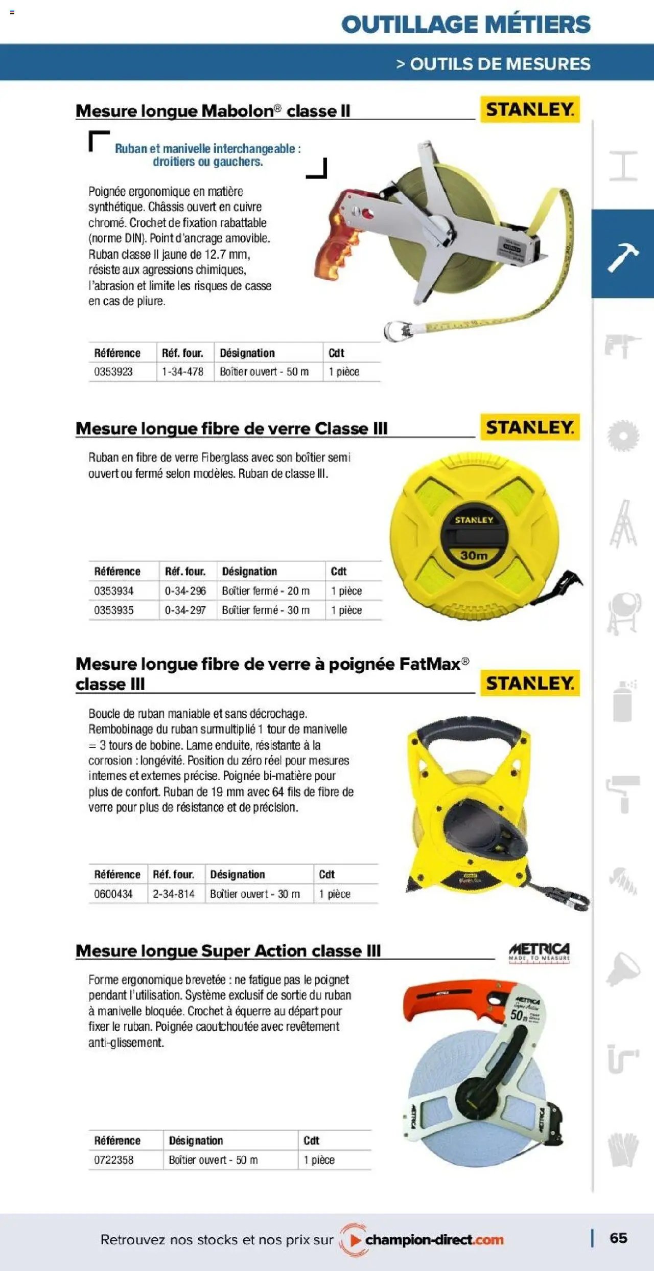 Champion Direct Catalogue Selection Batiment (2025-01-10 - 2025-12-31)