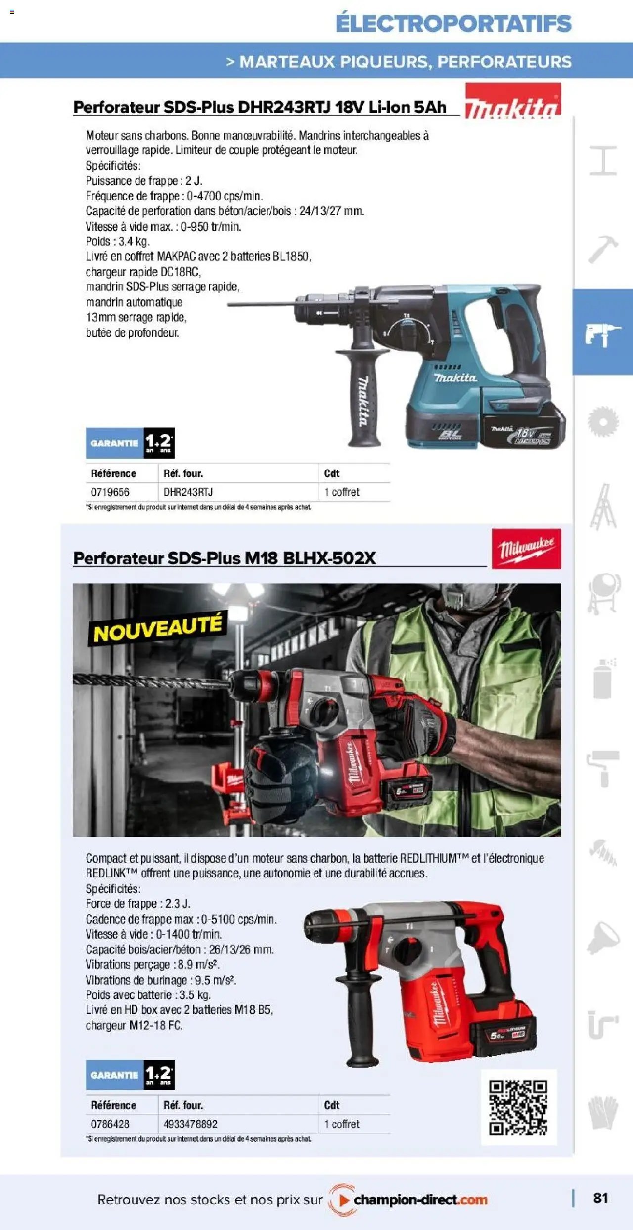 Champion Direct Catalogue Selection Batiment (2025-01-10 - 2025-12-31)