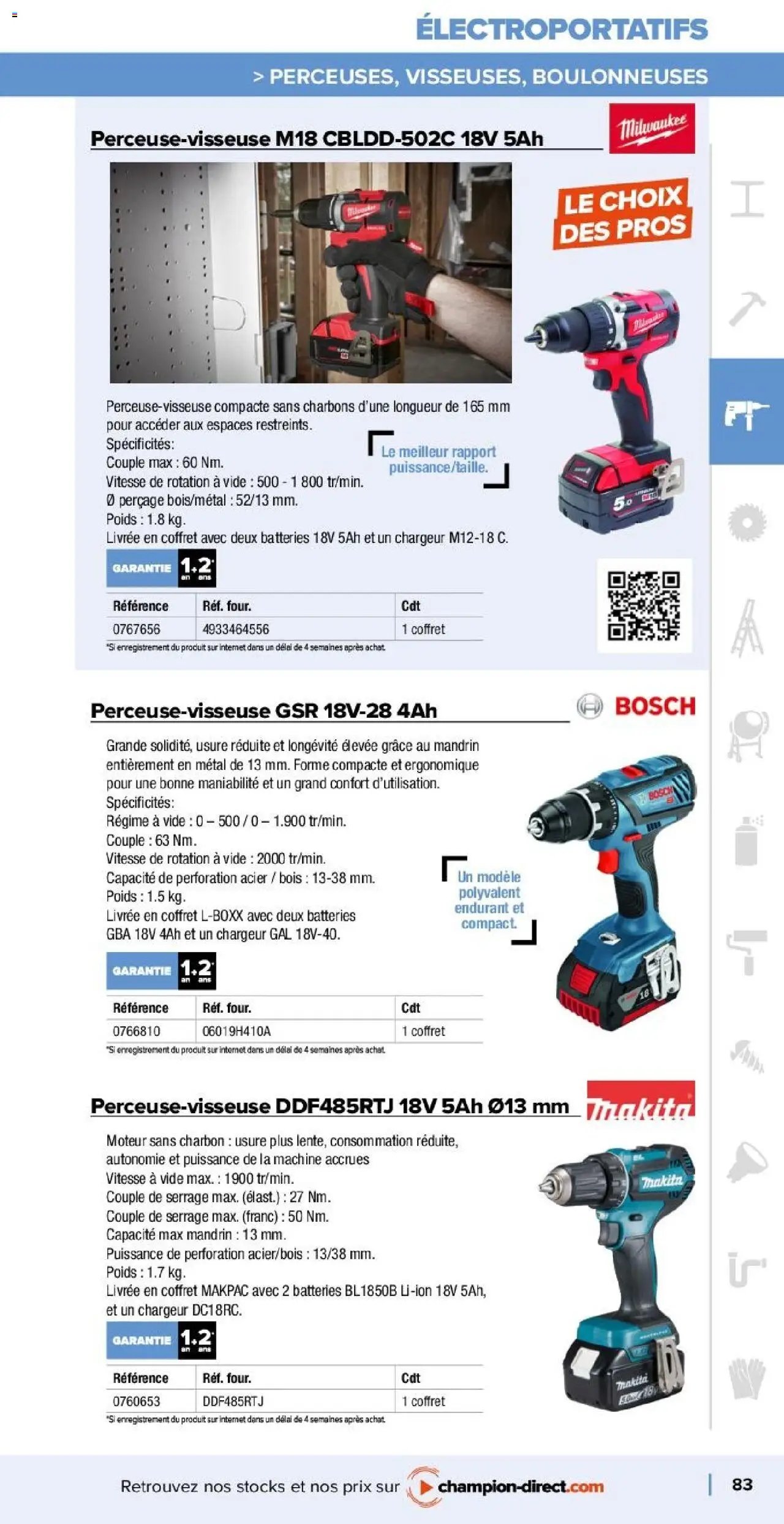 Champion Direct Catalogue Selection Batiment (2025-01-10 - 2025-12-31)