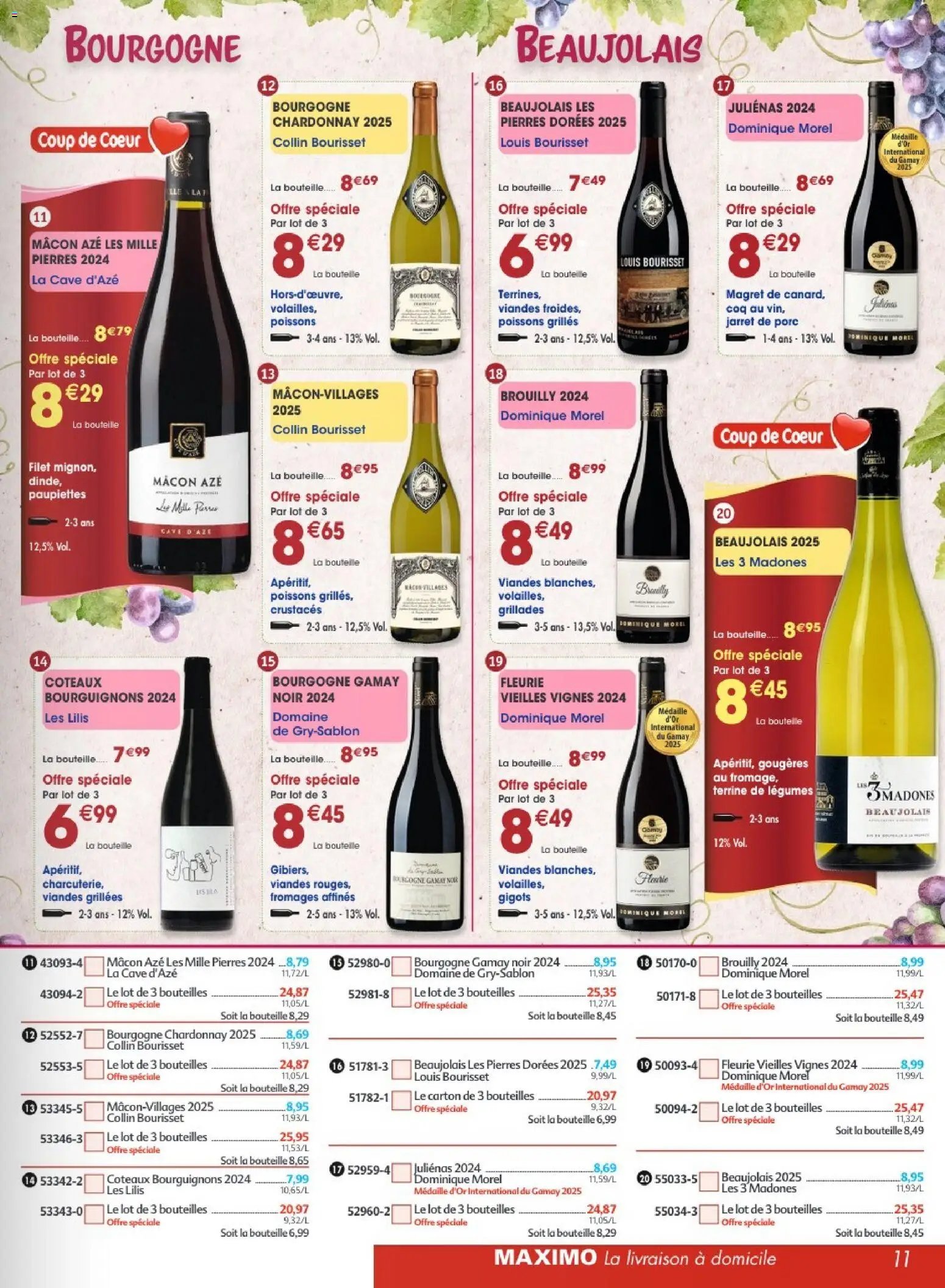 Maximo catalogue epicerie
