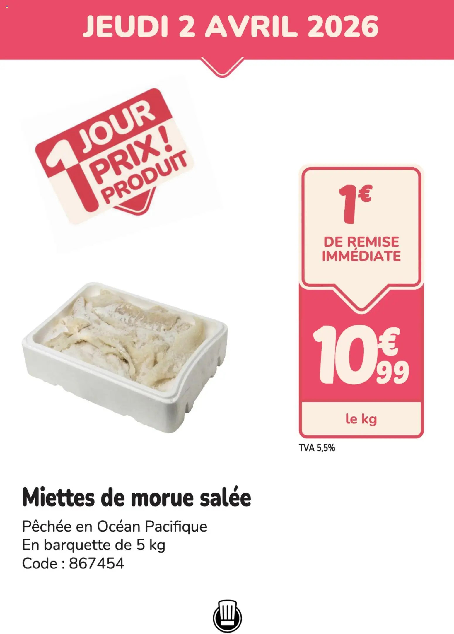 Promocash PROMO morue