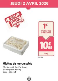 Promocash PROMO morue