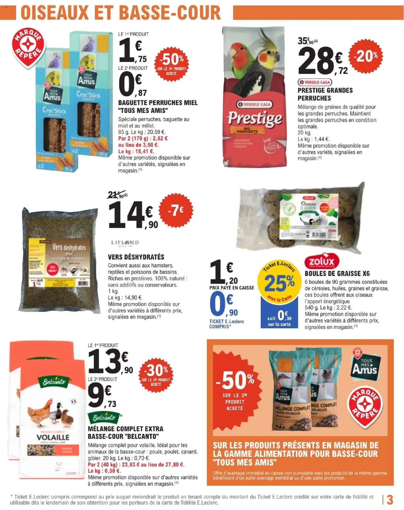 Brico E.Leclerc catalogue Animalerie