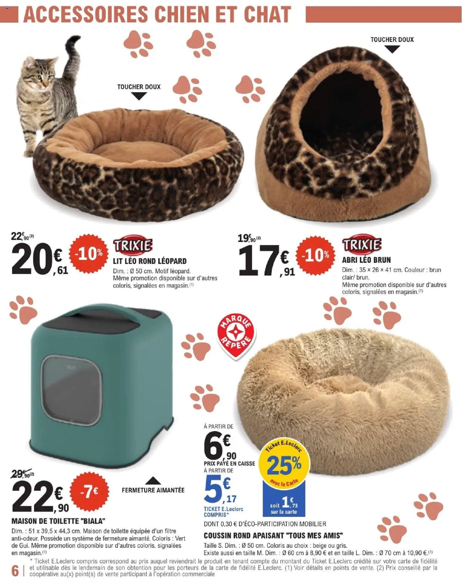 Brico E.Leclerc catalogue Animalerie