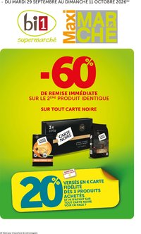 bi1 Catalogue 60% de remise immédiate Maxi marché