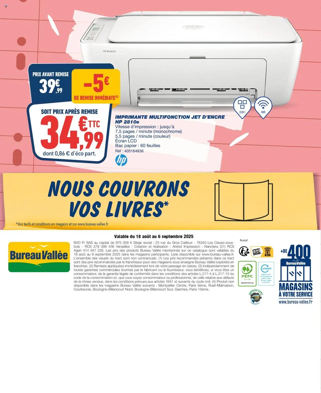 Bureau Vallée catalogue (2025-08-18 - 2025-09-06)