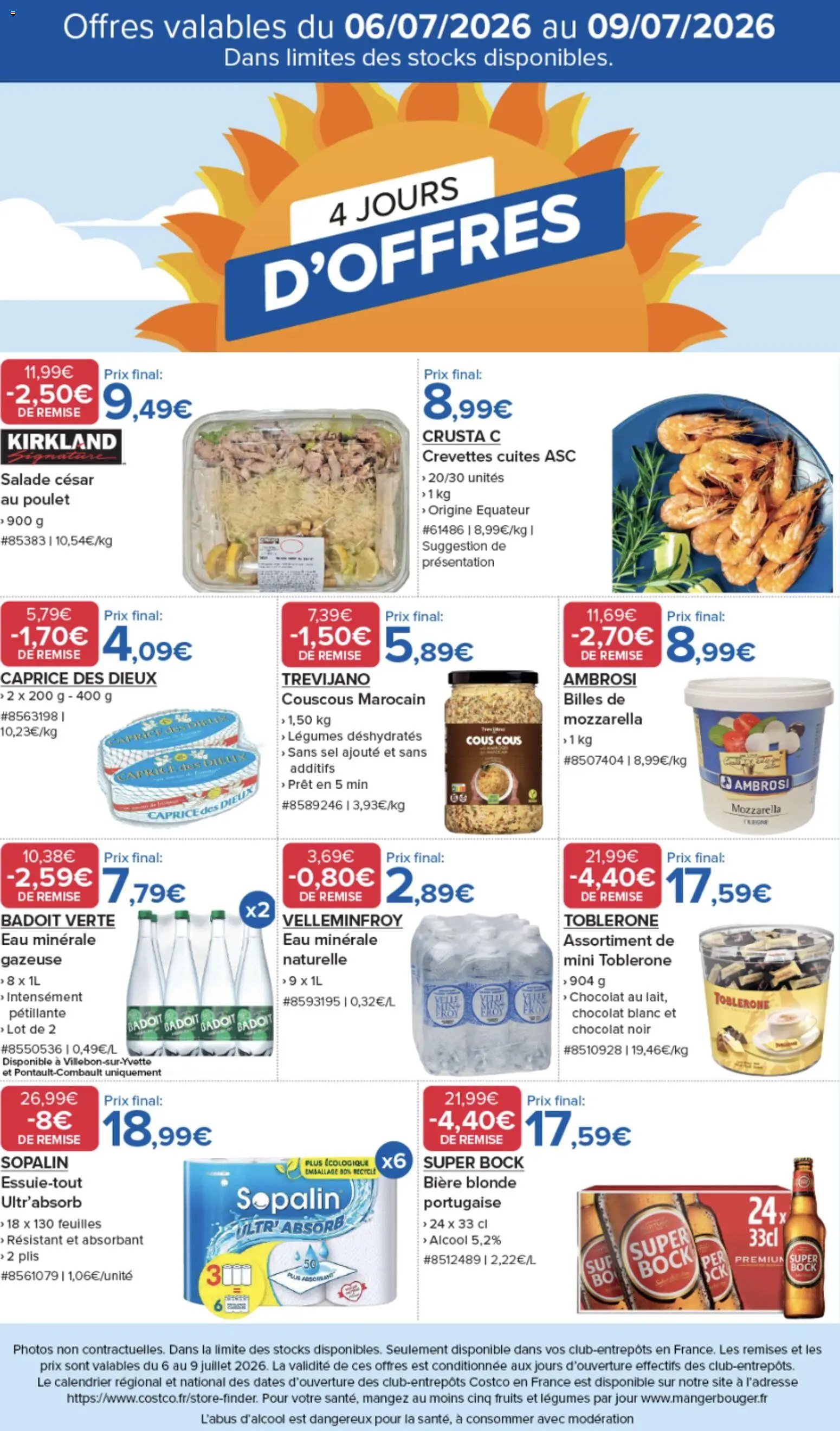 Costco 4 jours d'offres