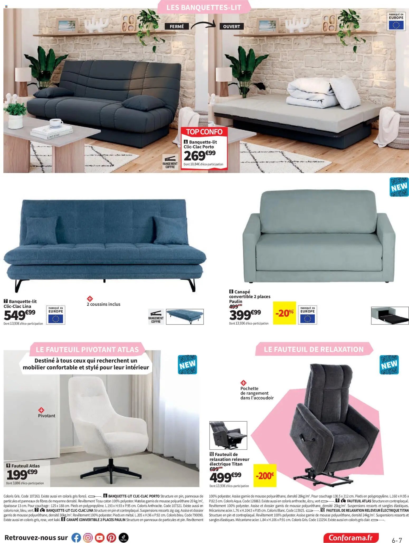 Conforama catalogue