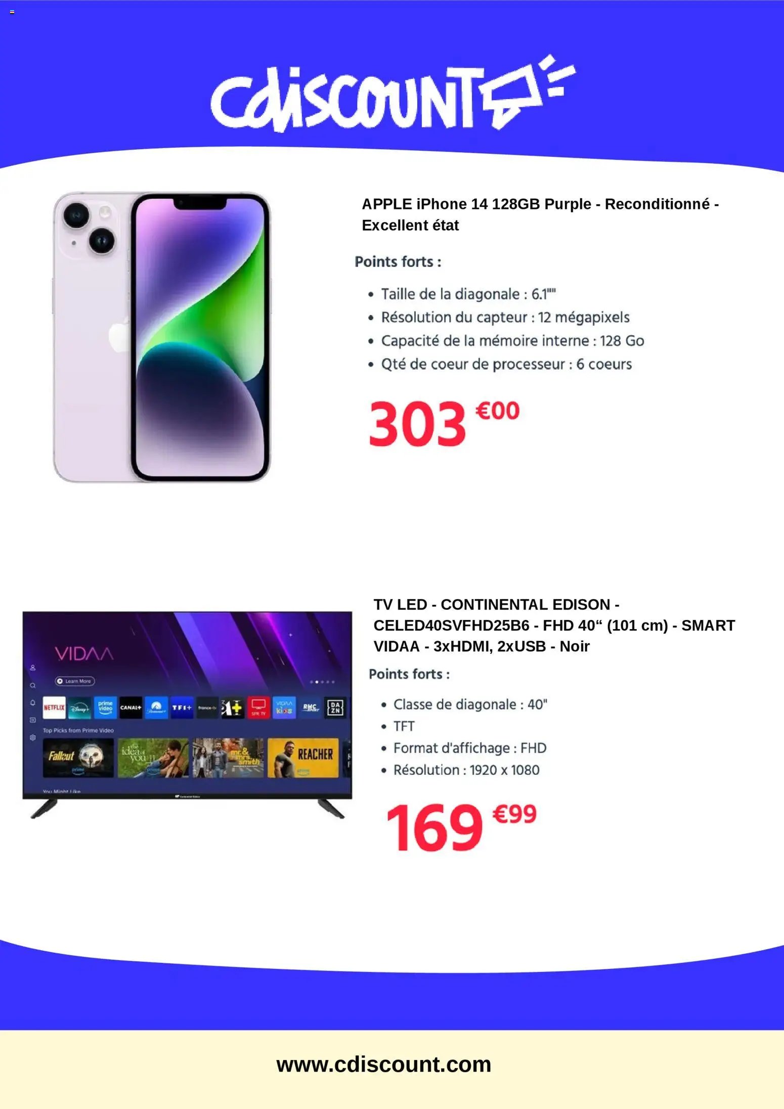 Cdiscount catalogue (2026-01-05 - 2026-01-20)